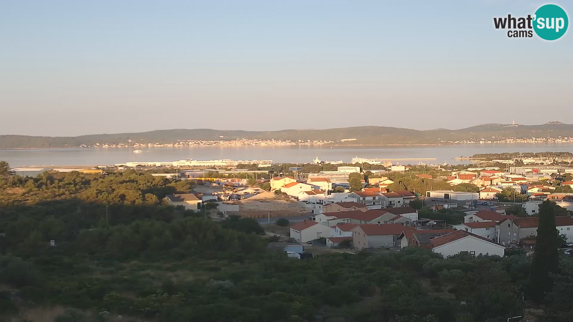 Zadar Pristanišče Gazenica s panoramsko spletno kamero, Zadar, Hrvaška