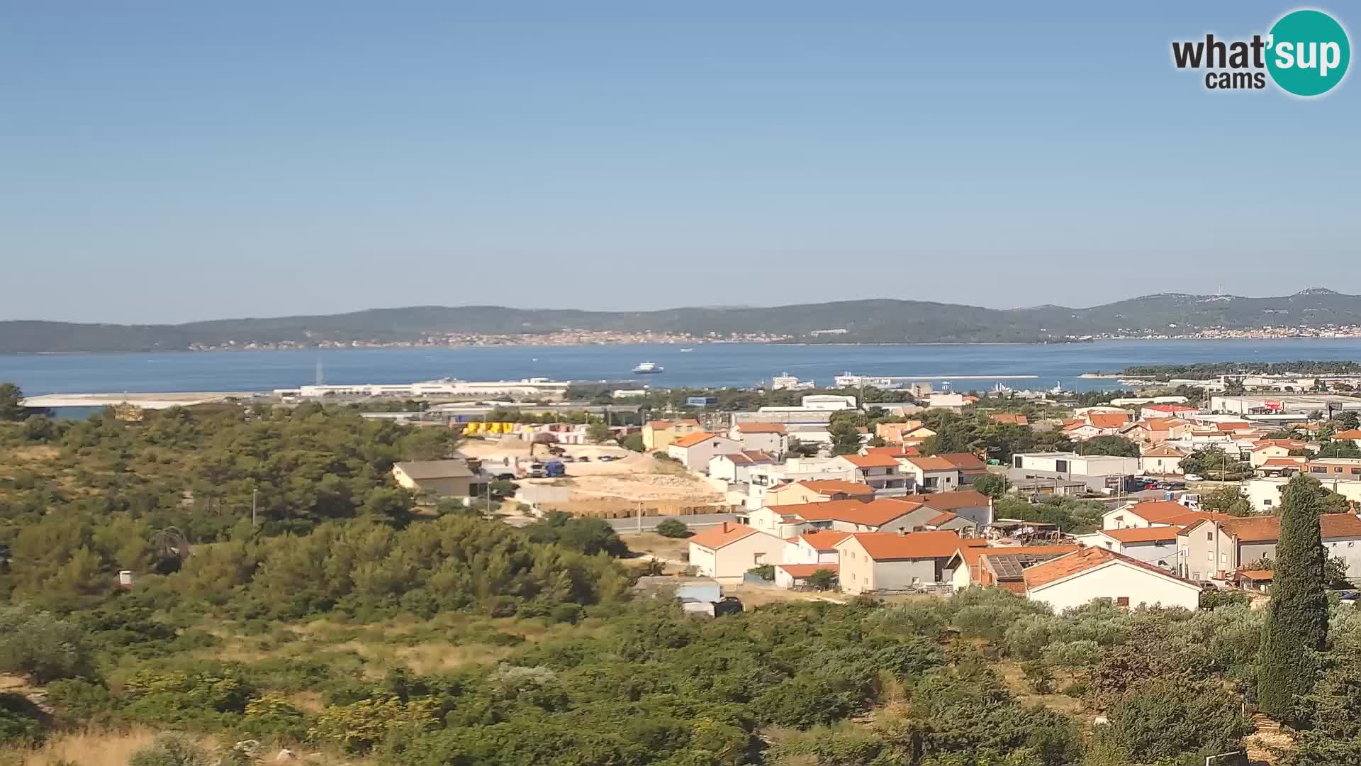 Zadar Port Gazenica Webcam Panorama, Zadar, Kroatien