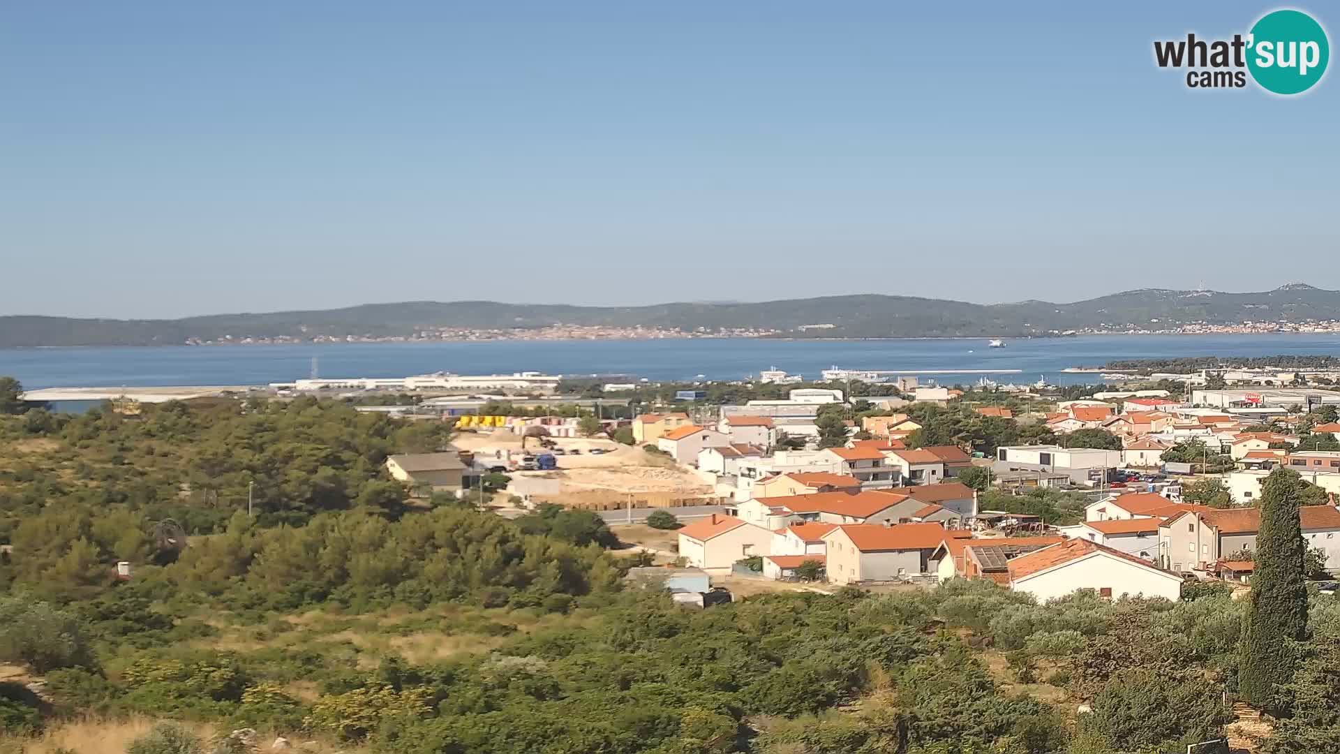 Zadar Port Gazenica Webcam Panorama, Zadar, Kroatien