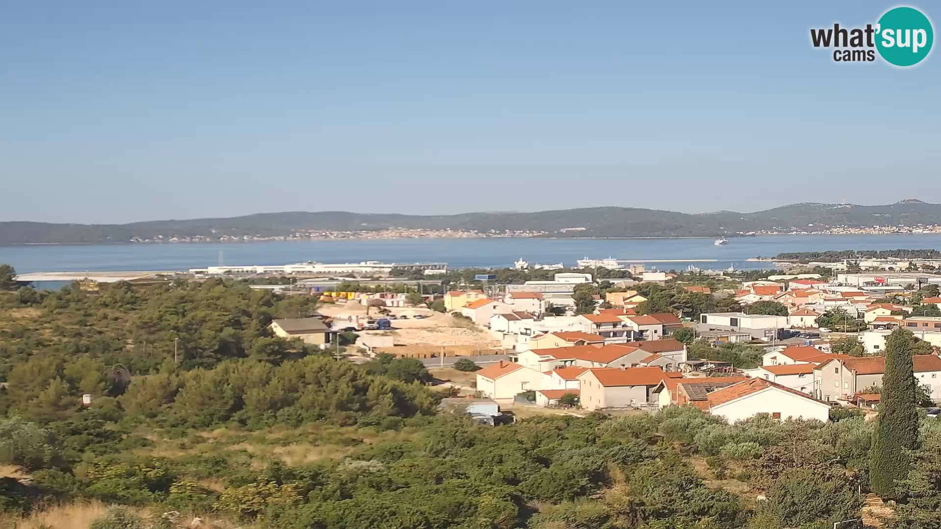 Zadar Pristanišče Gazenica s panoramsko spletno kamero, Zadar, Hrvaška