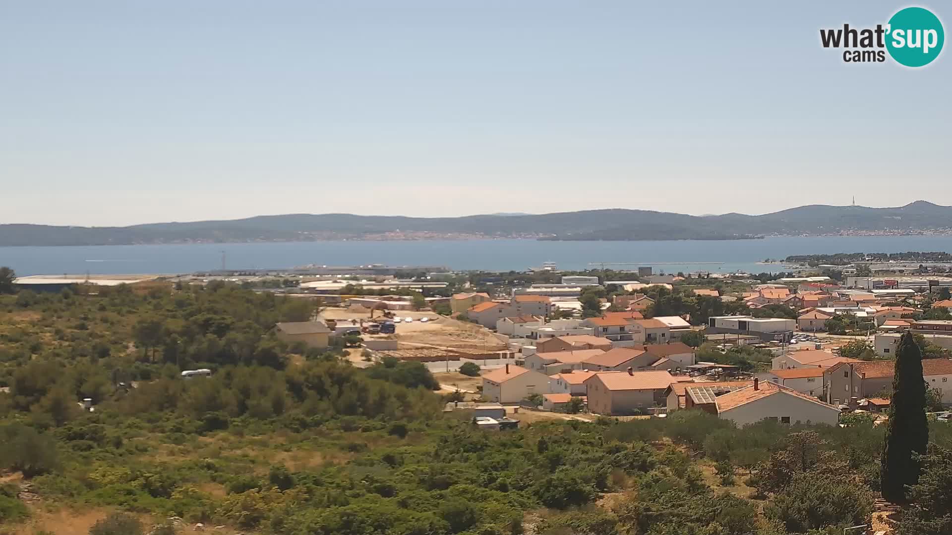 Panoramska web kamera Luke Gaženica u Zadru, Hrvatska