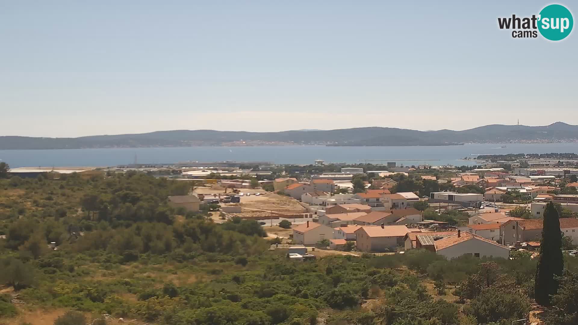 Panorama de la Webcam del Puerto Gazenica de Zadar, Zadar, Croacia