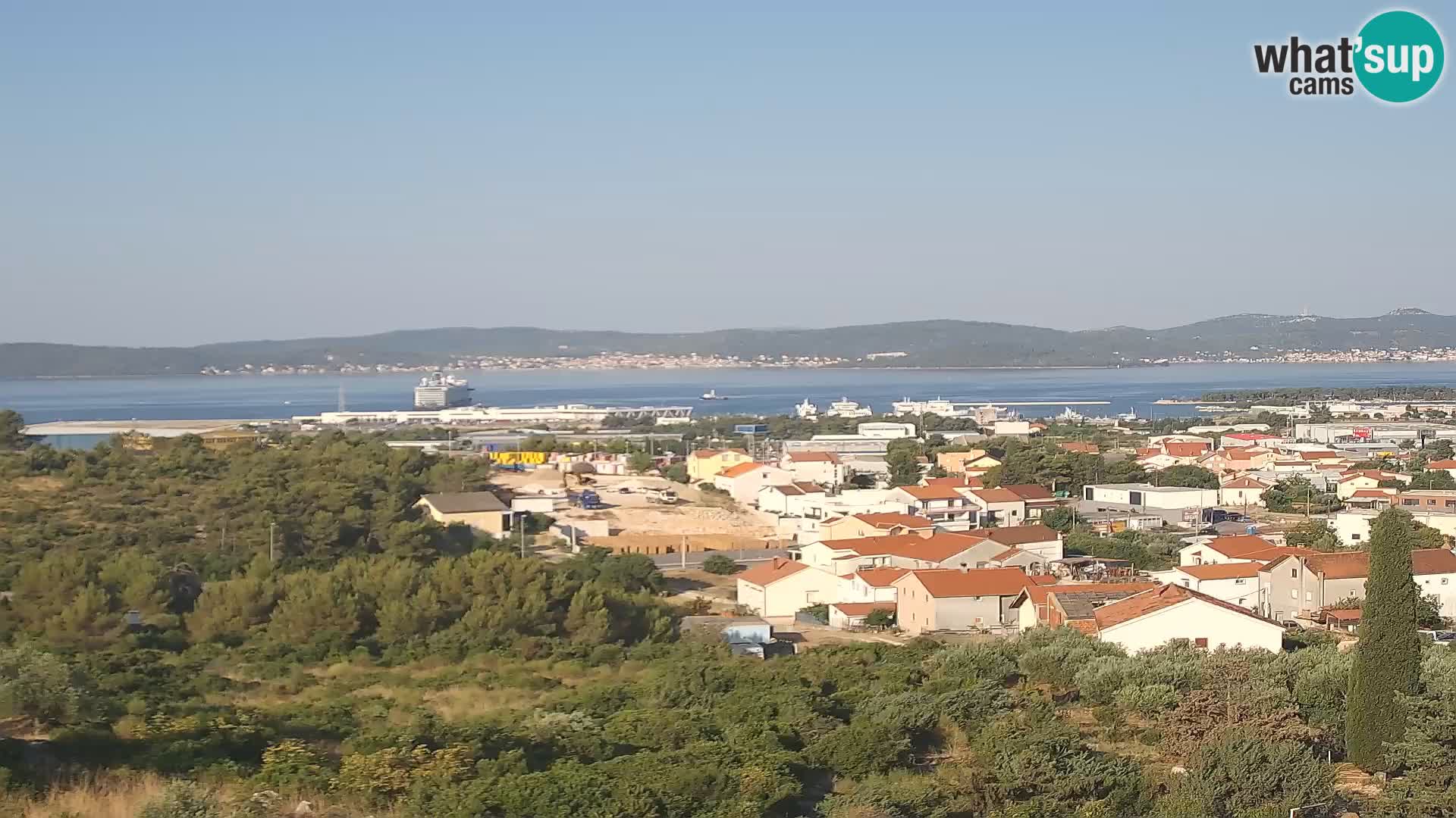 Panoramska web kamera Luke Gaženica u Zadru, Hrvatska