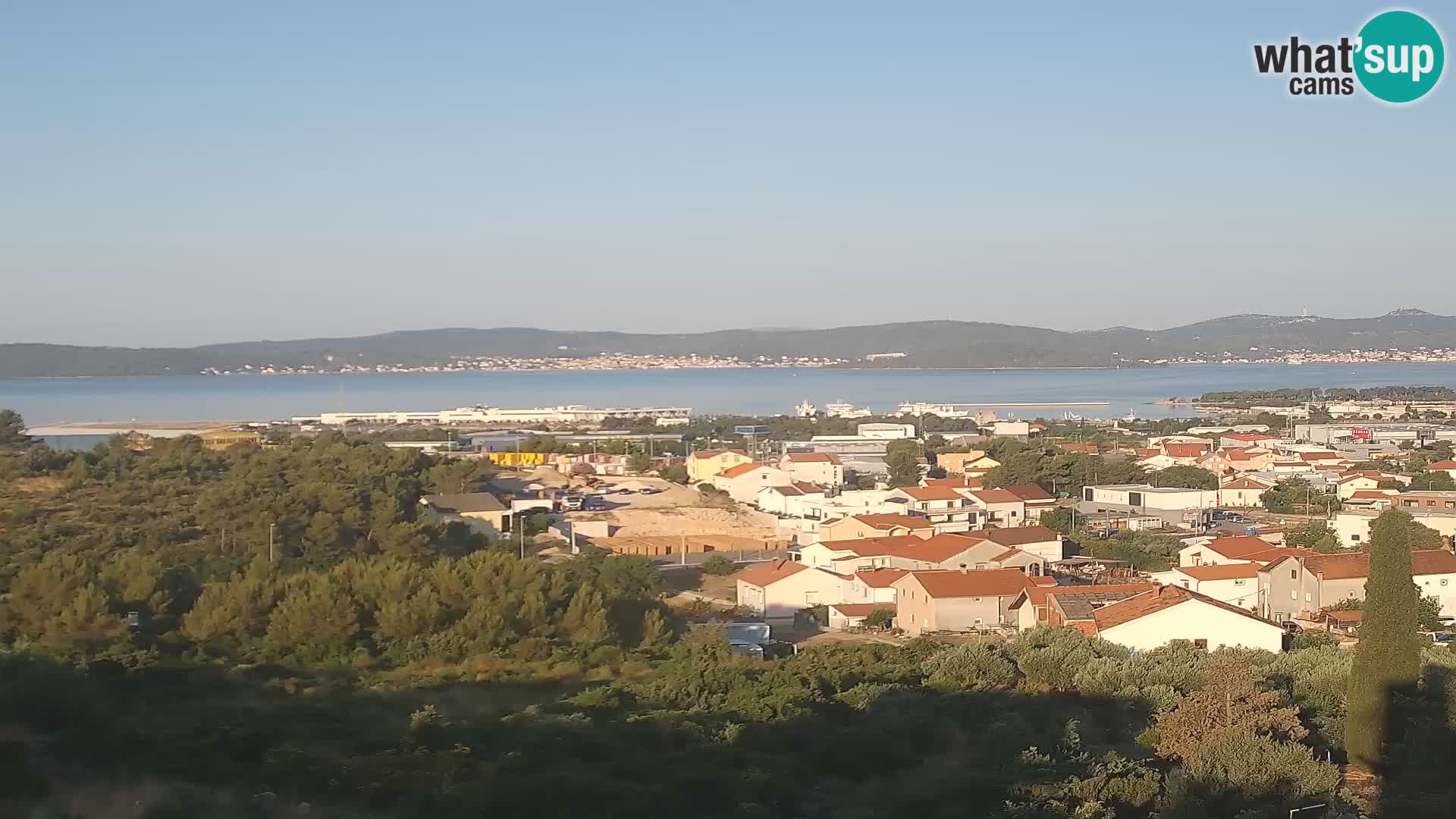 Zadar Pristanišče Gazenica s panoramsko spletno kamero, Zadar, Hrvaška