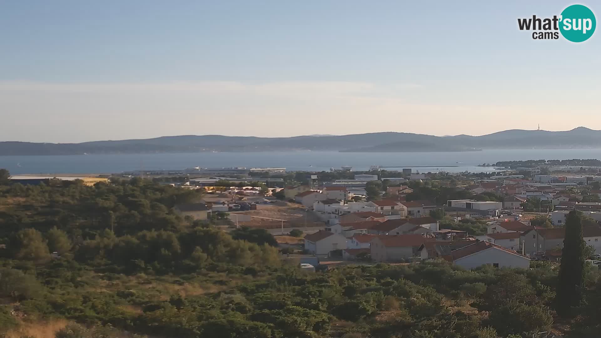 Zadar Pristanišče Gazenica s panoramsko spletno kamero, Zadar, Hrvaška