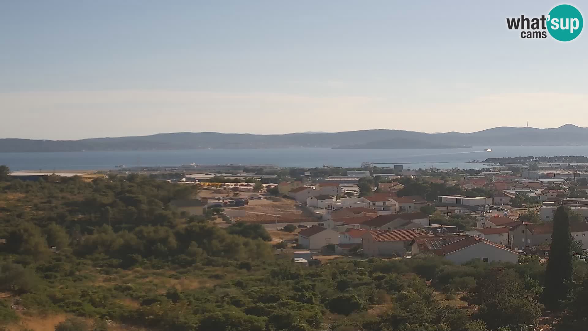 Zadar Pristanišče Gazenica s panoramsko spletno kamero, Zadar, Hrvaška