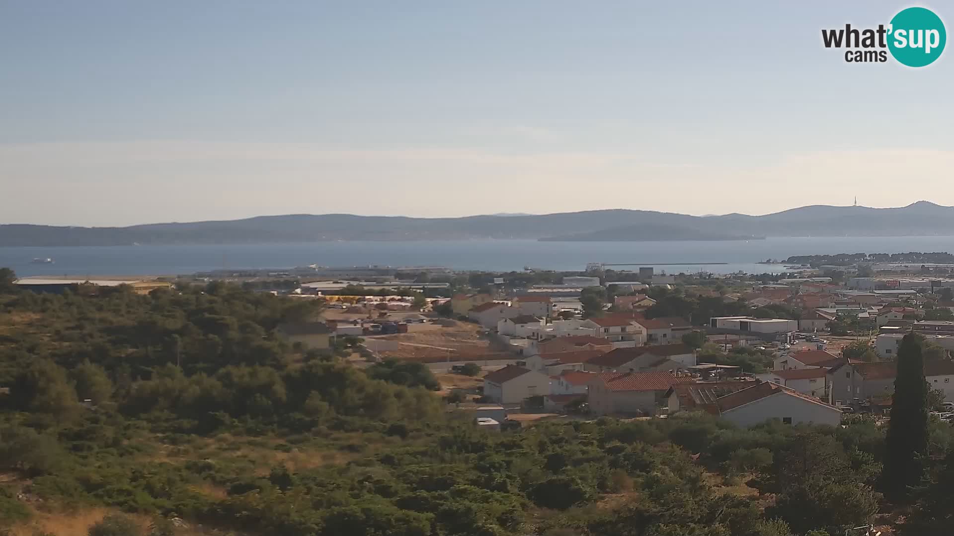 Panoramska web kamera Luke Gaženica u Zadru, Hrvatska