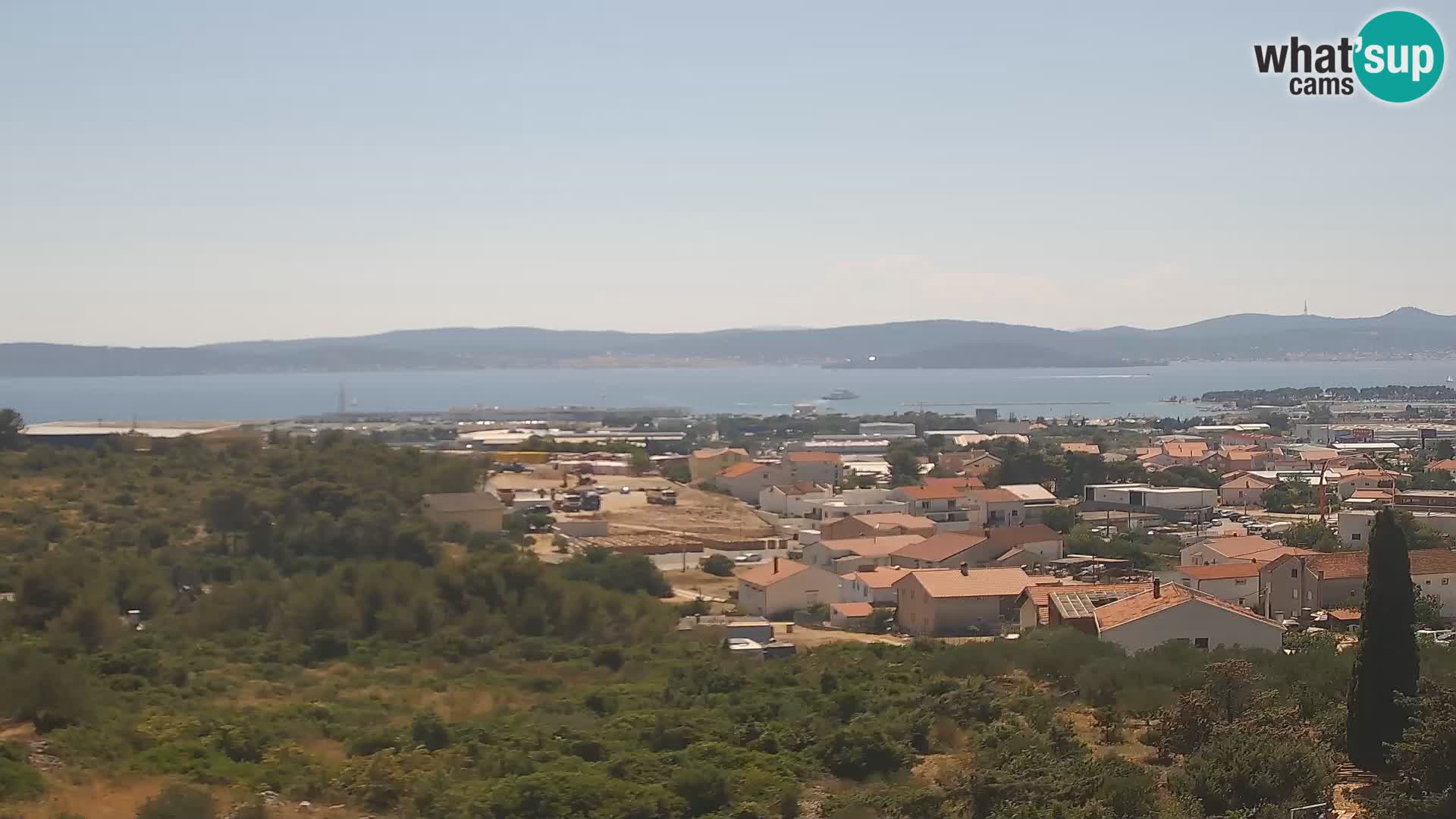 Panorama de la Webcam del Puerto Gazenica de Zadar, Zadar, Croacia