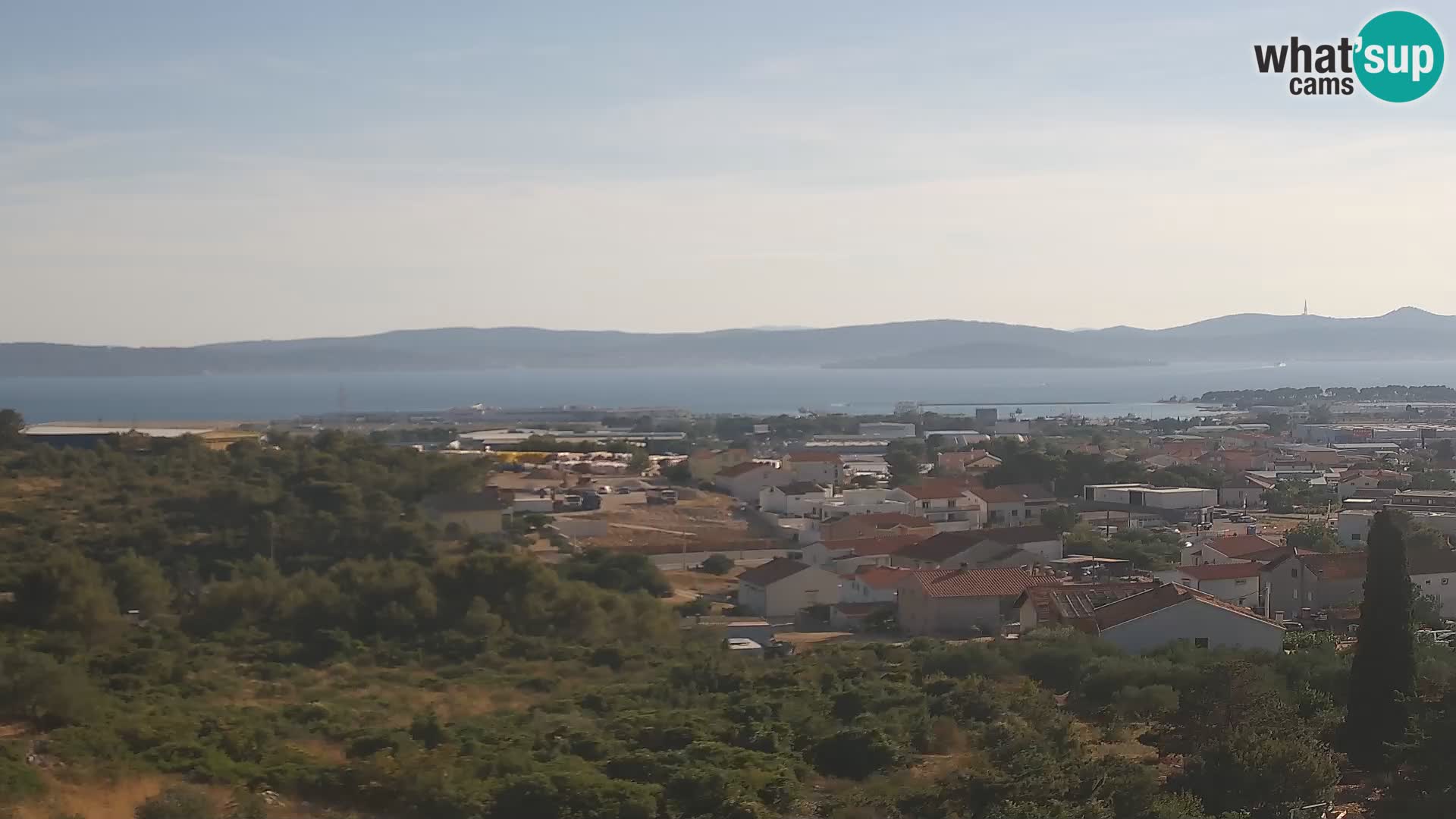 Panoramska web kamera Luke Gaženica u Zadru, Hrvatska