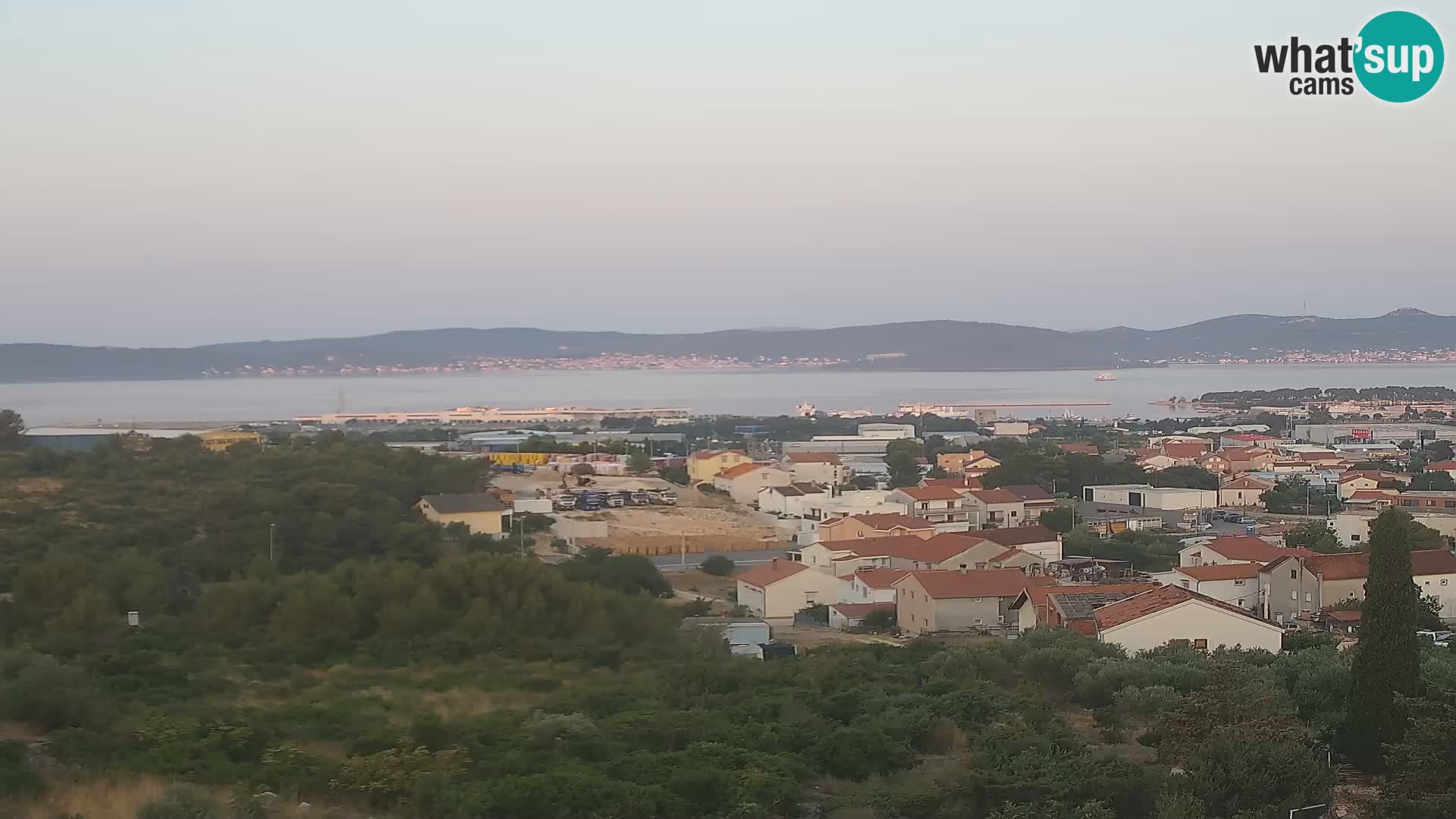 Panorama de la Webcam del Puerto Gazenica de Zadar, Zadar, Croacia
