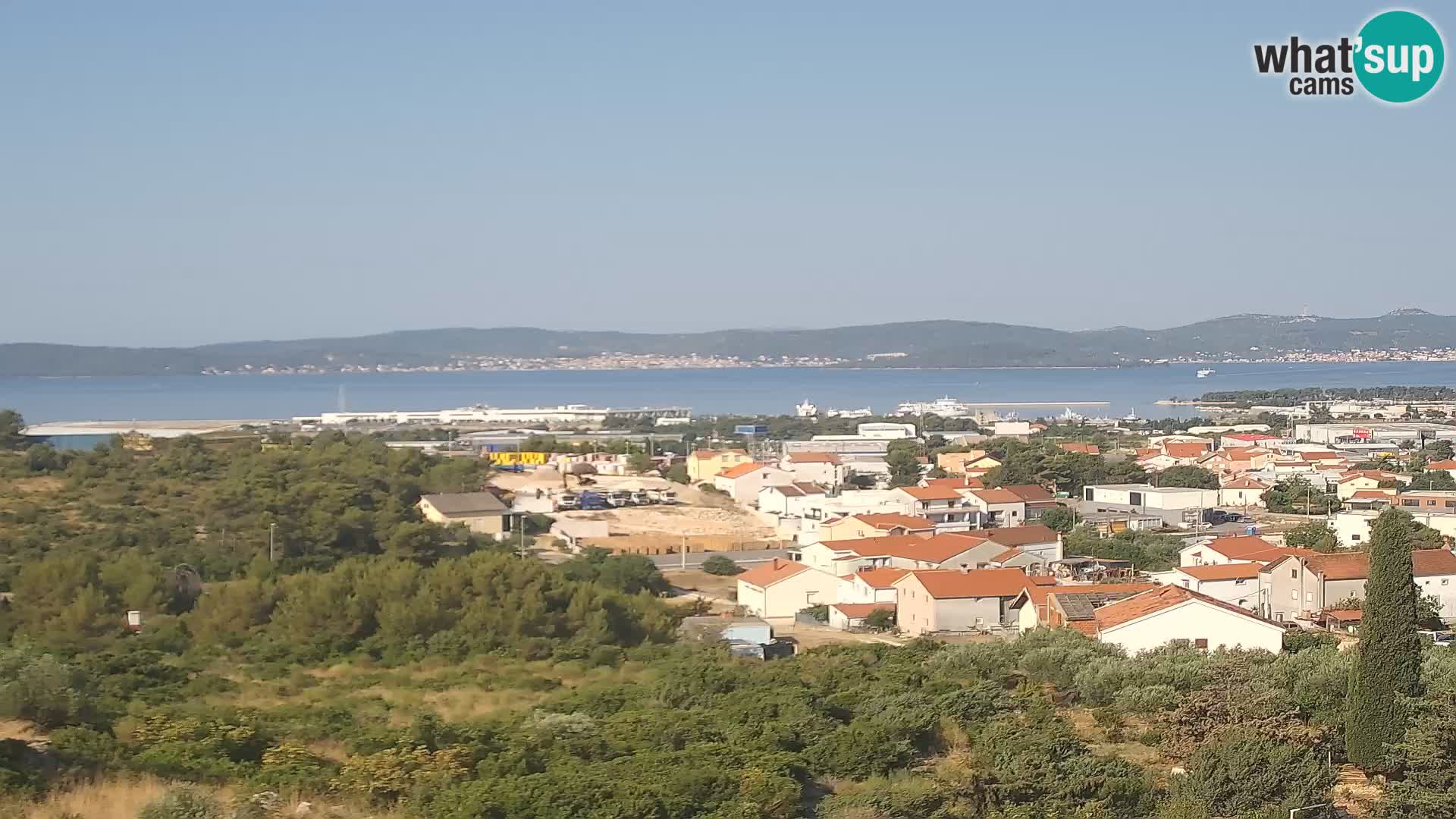 Panorama de la Webcam del Puerto Gazenica de Zadar, Zadar, Croacia