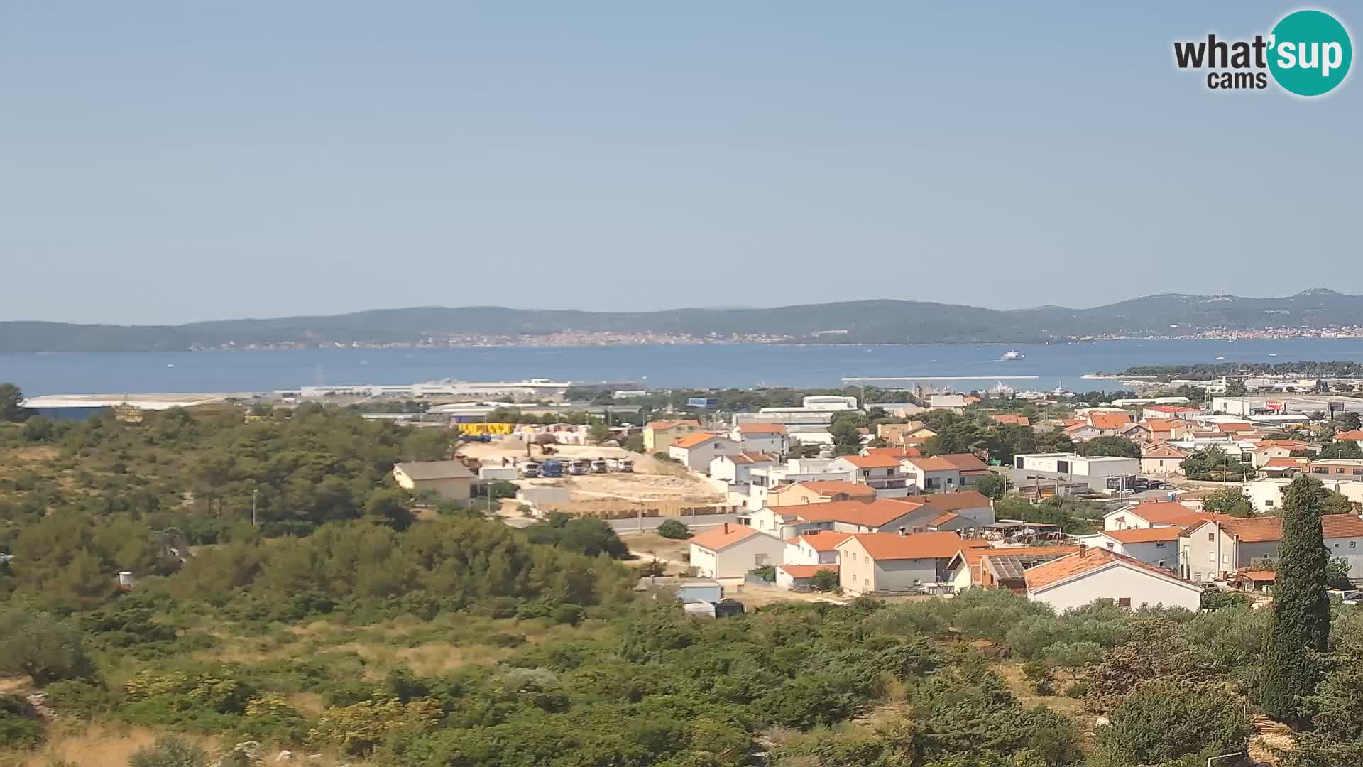 Zadar Pristanišče Gazenica s panoramsko spletno kamero, Zadar, Hrvaška