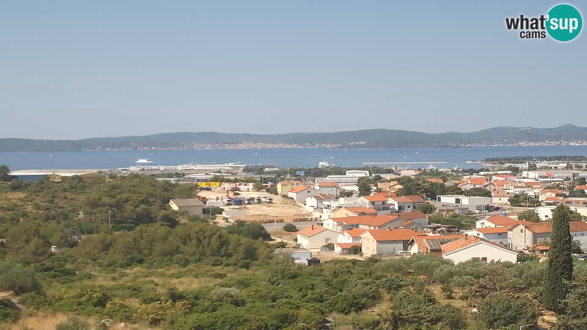 Zadar Pristanišče Gazenica s panoramsko spletno kamero, Zadar, Hrvaška