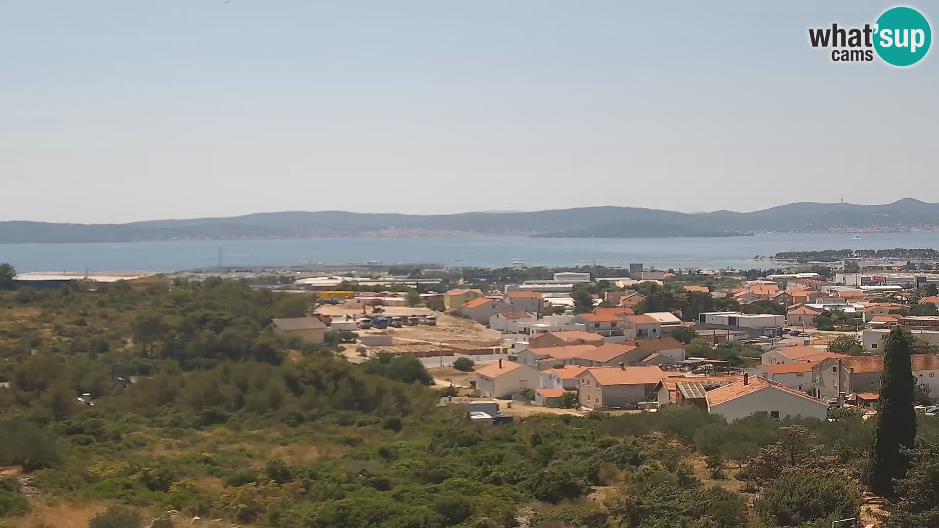 Panorama de la Webcam del Puerto Gazenica de Zadar, Zadar, Croacia