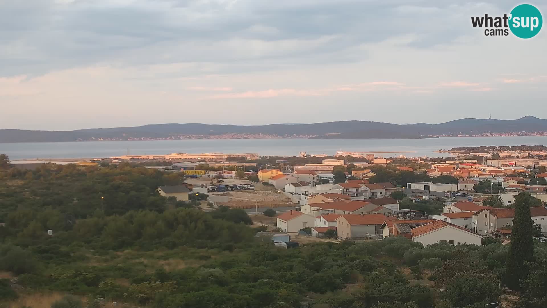 Zadar Pristanišče Gazenica s panoramsko spletno kamero, Zadar, Hrvaška