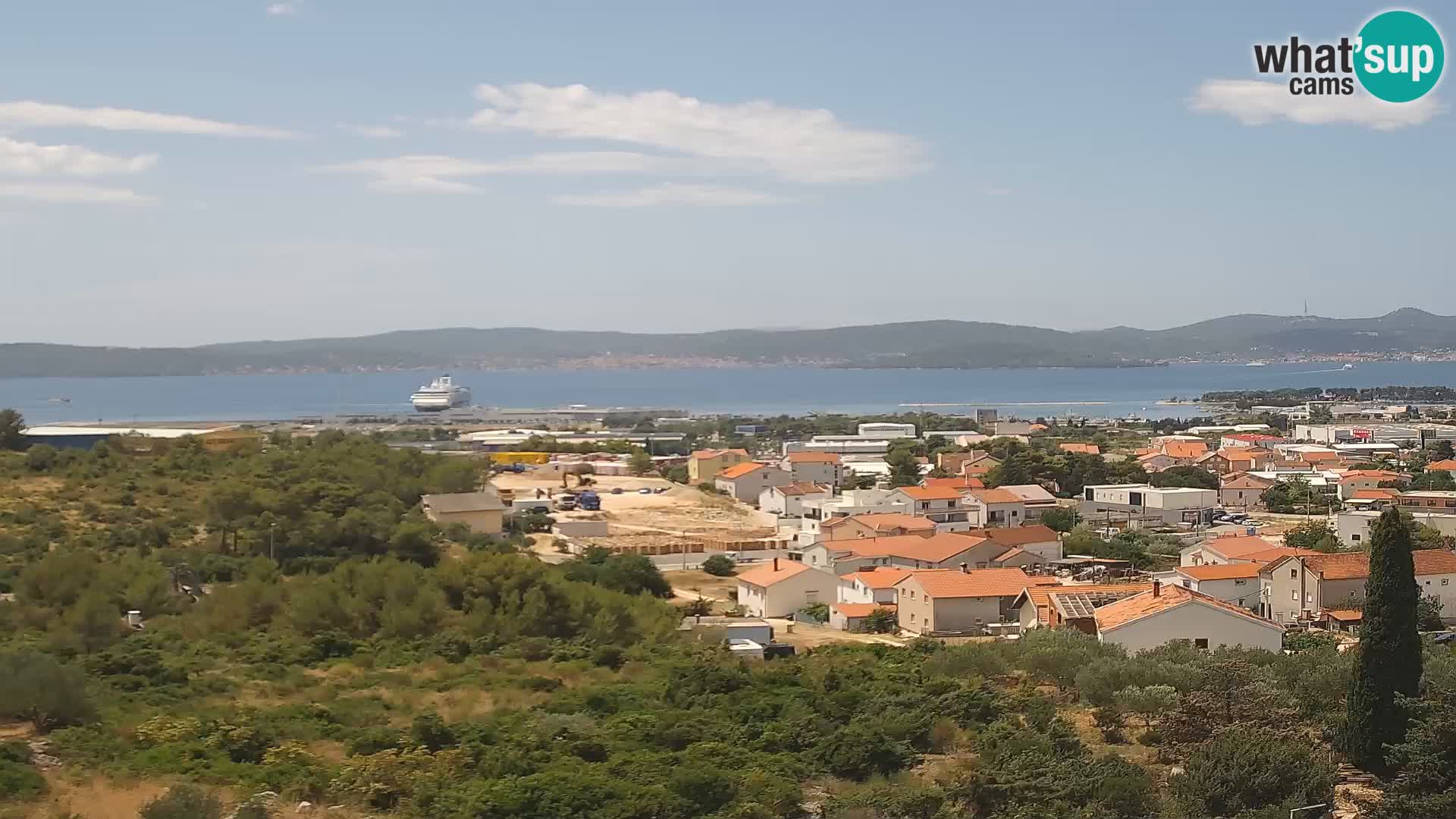 Zadar Pristanišče Gazenica s panoramsko spletno kamero, Zadar, Hrvaška
