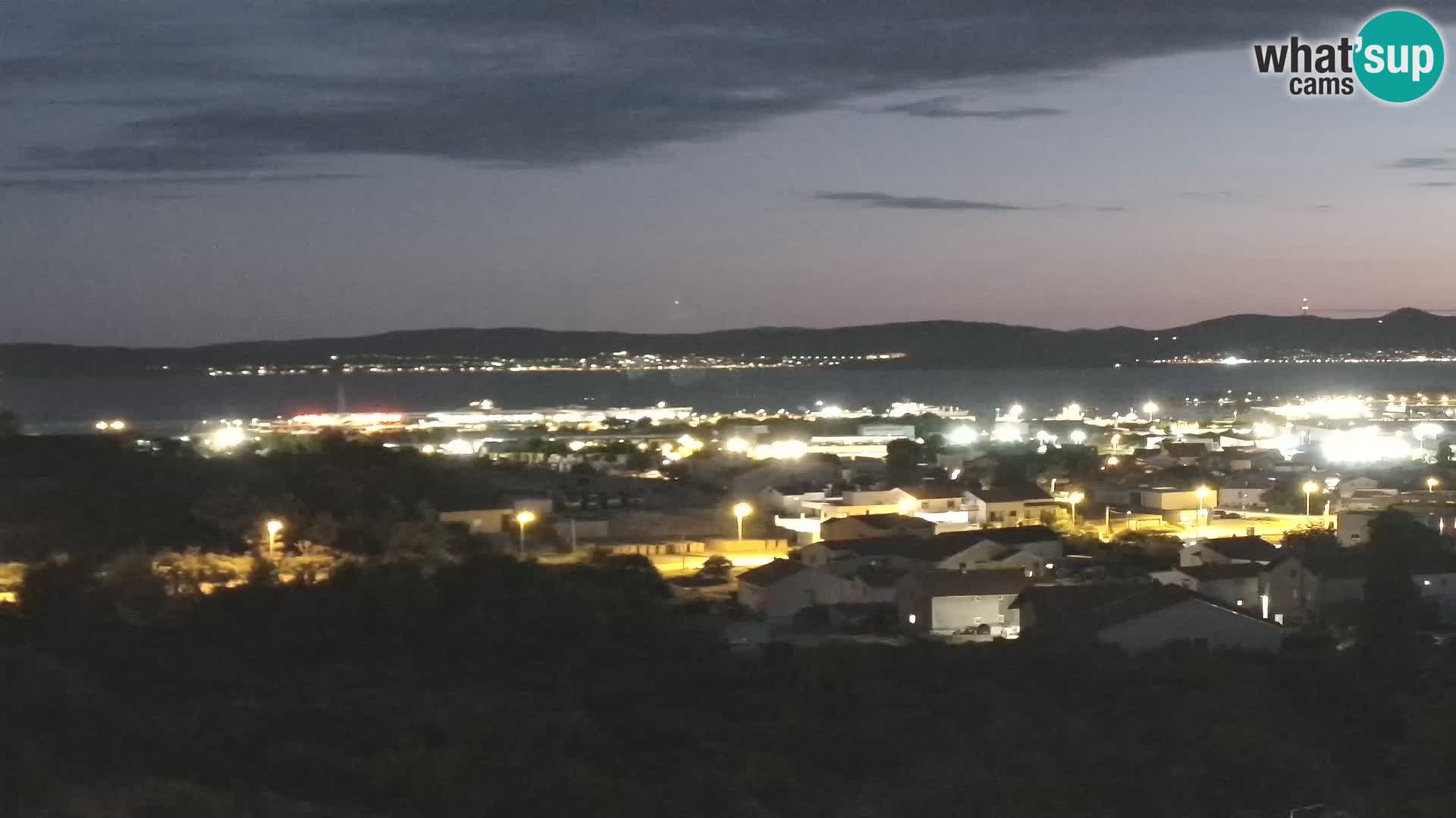 Panoramska web kamera Luke Gaženica u Zadru, Hrvatska