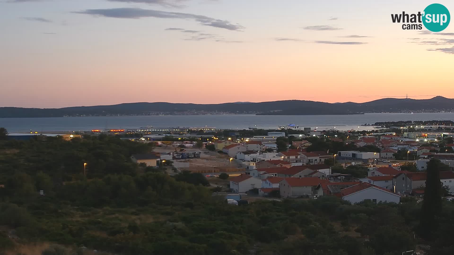 Zadar Port Gazenica Webcam Panorama, Zadar, Croatie