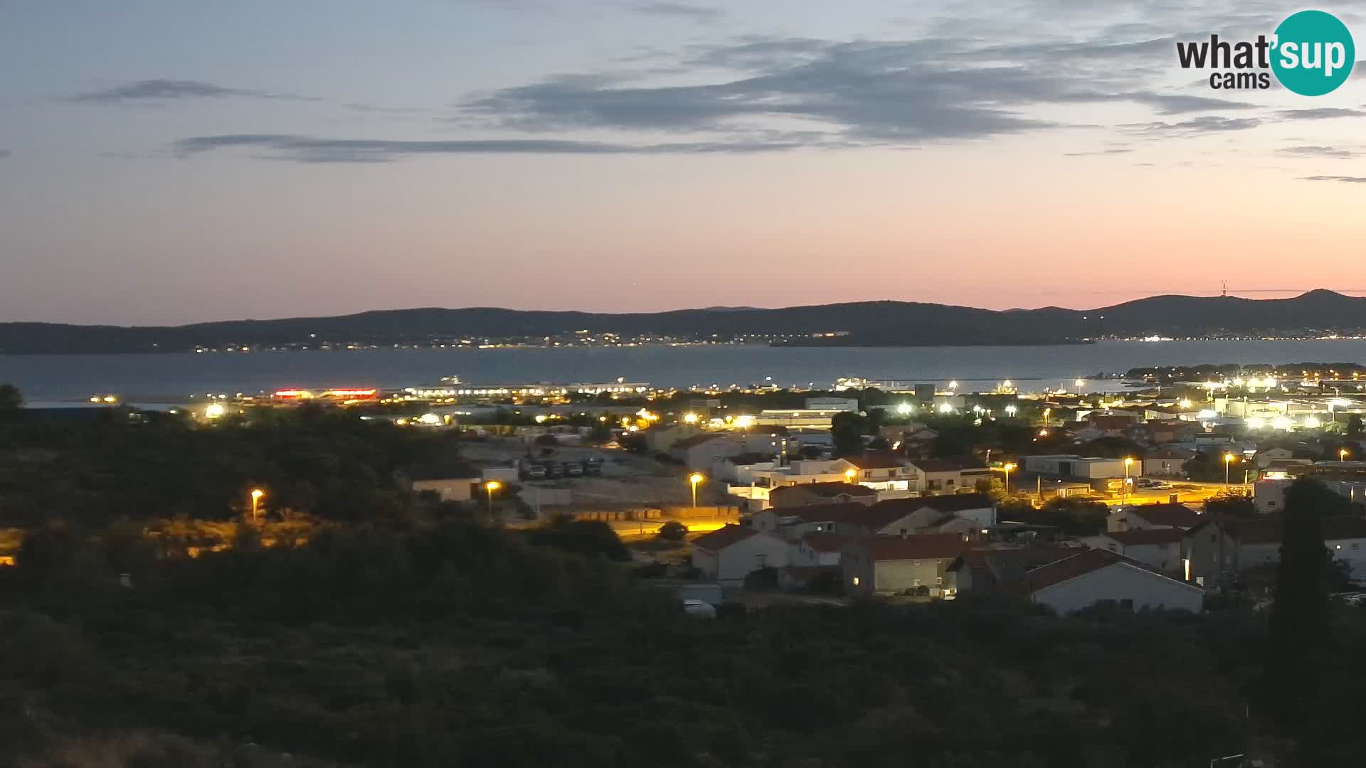 Panoramska web kamera Luke Gaženica u Zadru, Hrvatska