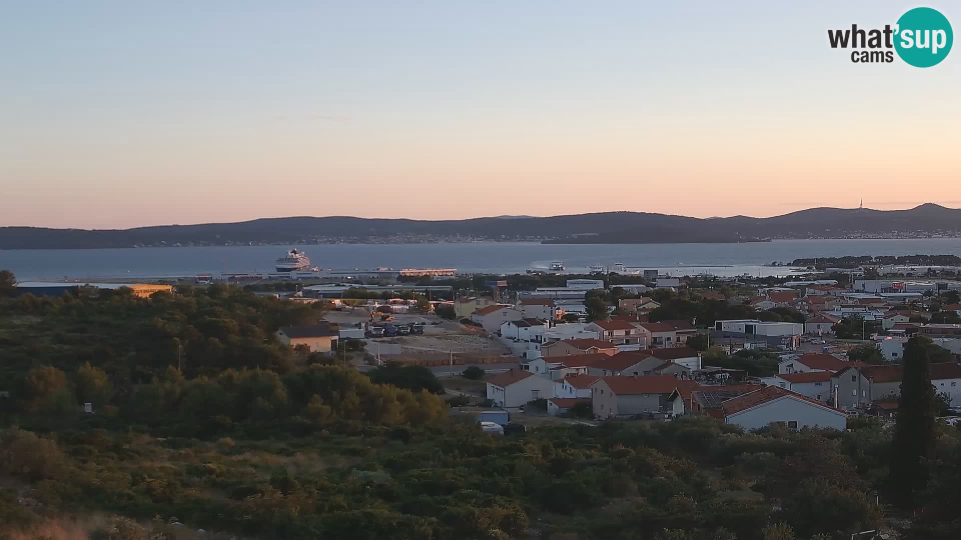Zadar Port Gazenica Webcam Panorama, Zadar, Croatie