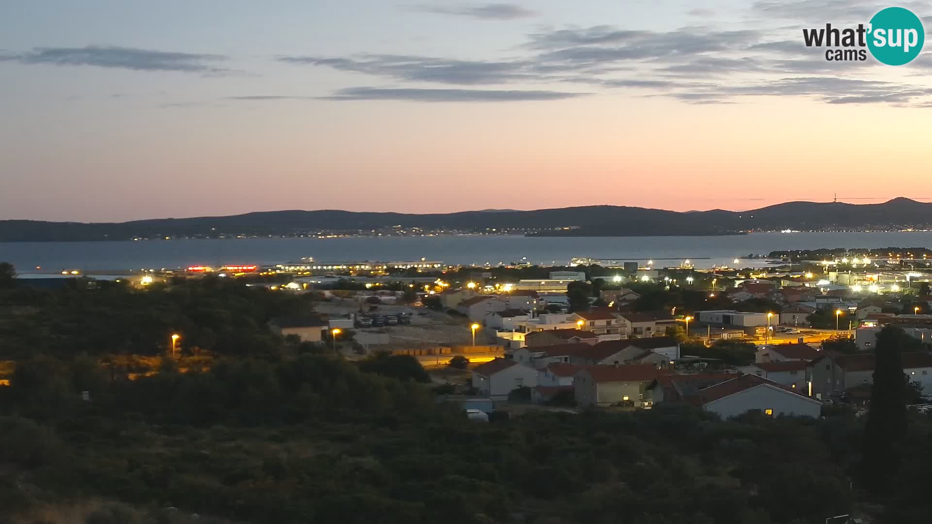 Panoramska web kamera Luke Gaženica u Zadru, Hrvatska