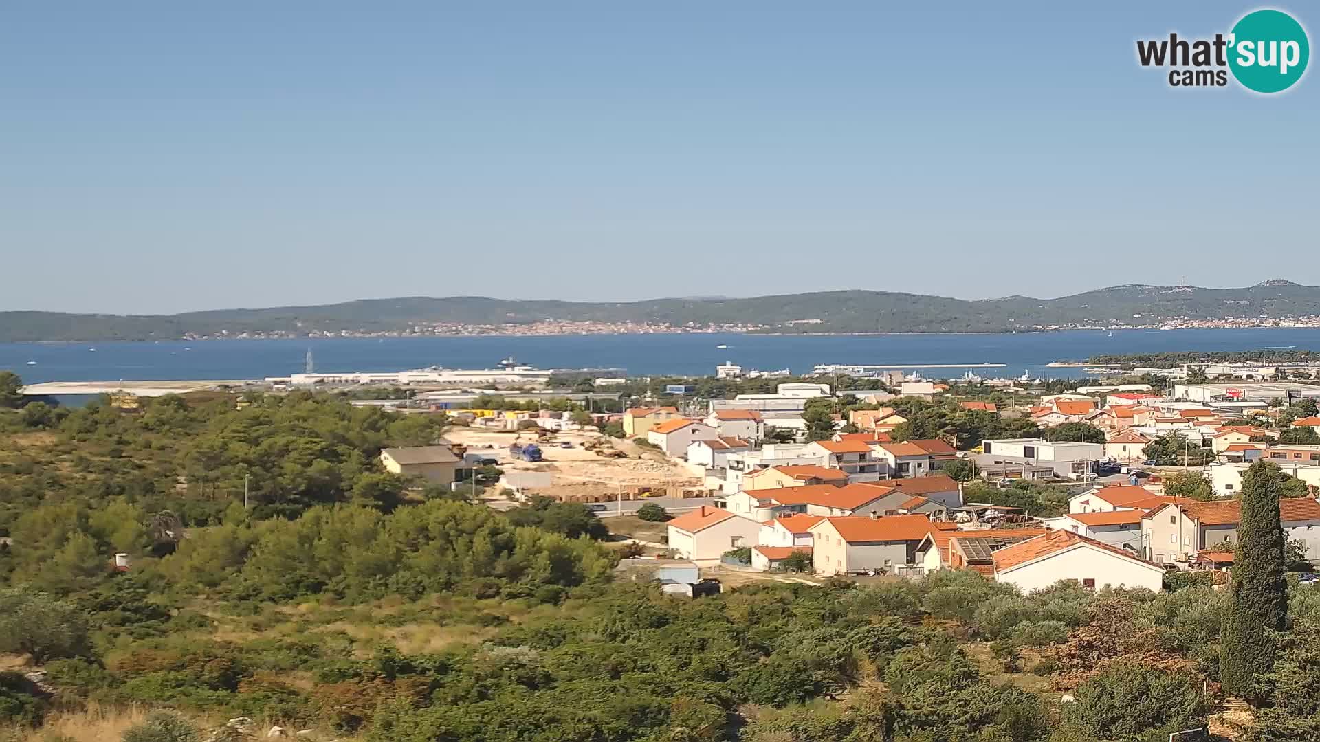 Zadar Port Gazenica Webcam Panorama, Zadar, Kroatien