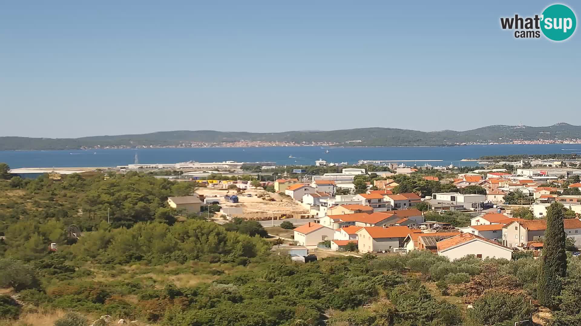 Zadar Pristanišče Gazenica s panoramsko spletno kamero, Zadar, Hrvaška