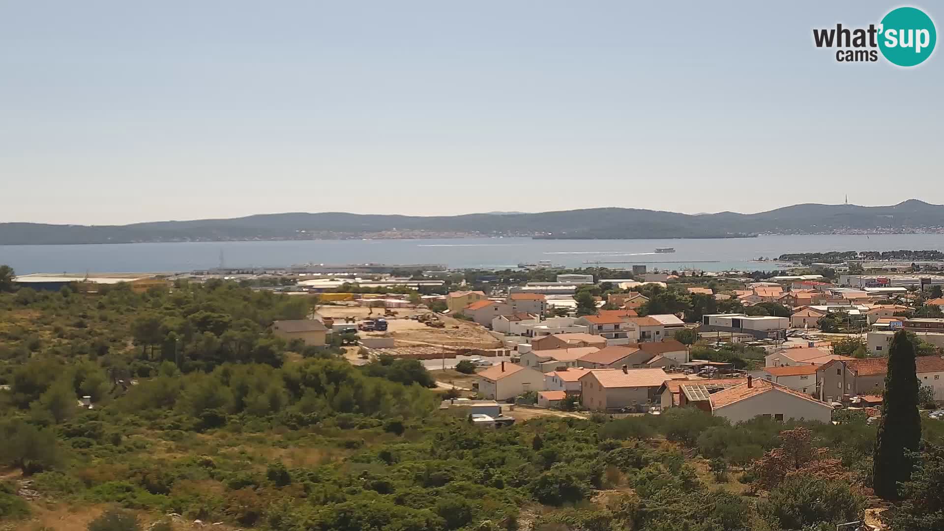 Zadar Pristanišče Gazenica s panoramsko spletno kamero, Zadar, Hrvaška