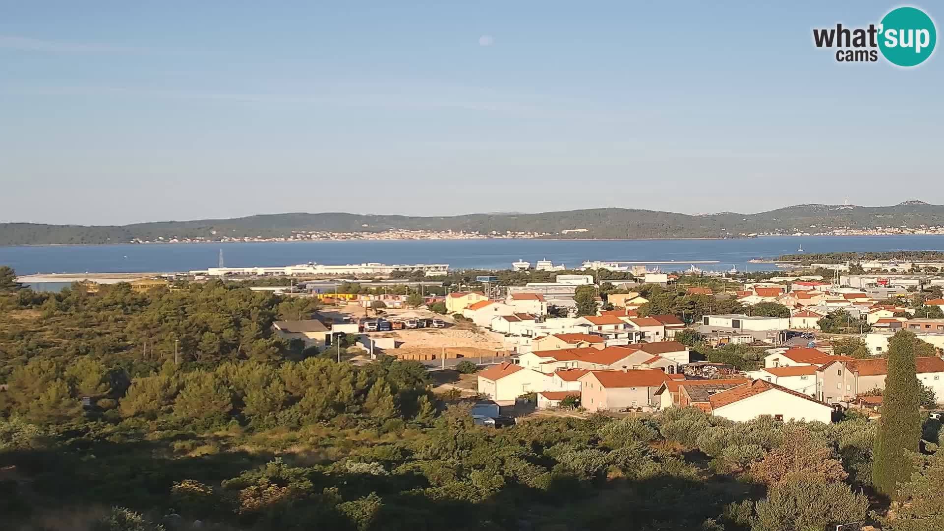 Zadar Pristanišče Gazenica s panoramsko spletno kamero, Zadar, Hrvaška