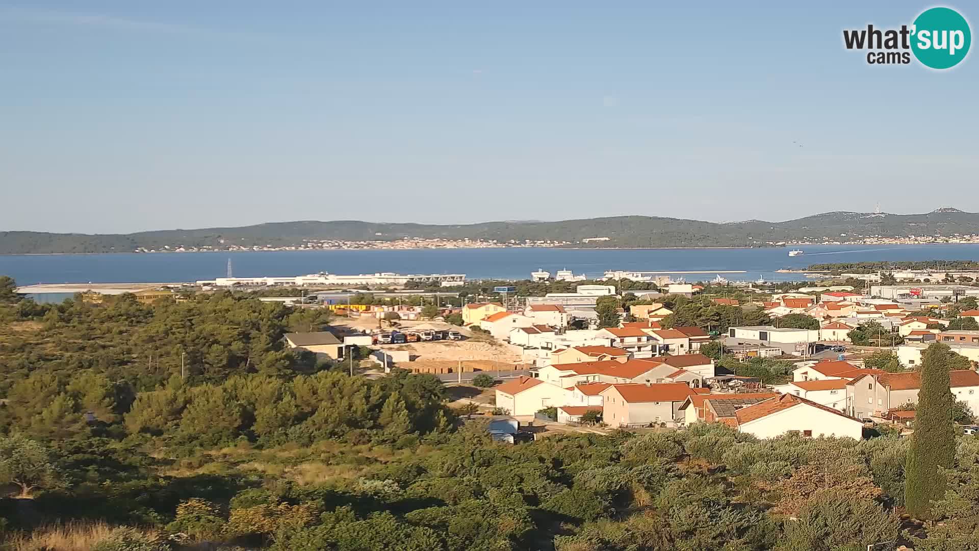 Zadar Port Gazenica Webcam Panorama, Zadar, Kroatien