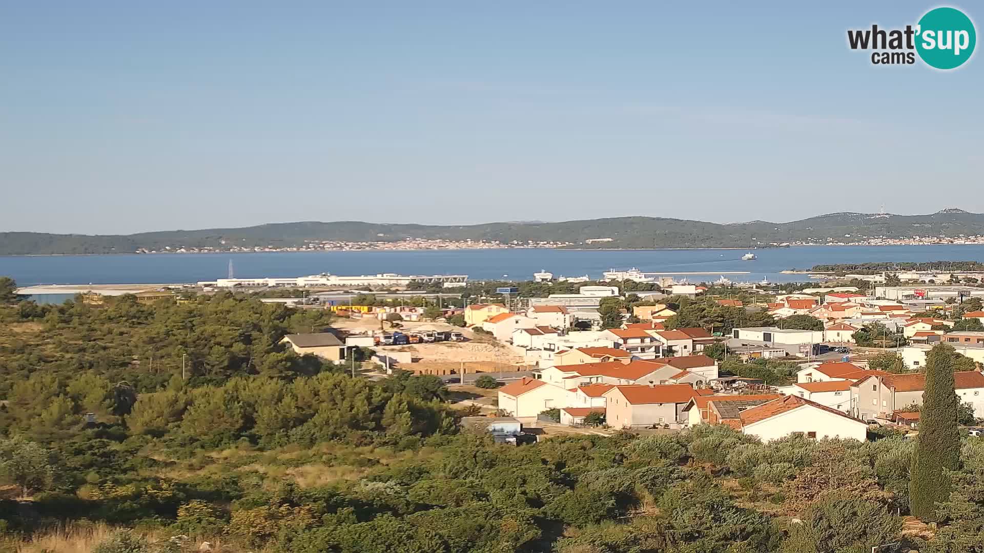 Zadar Port Gazenica Webcam Panorama, Zadar, Kroatien