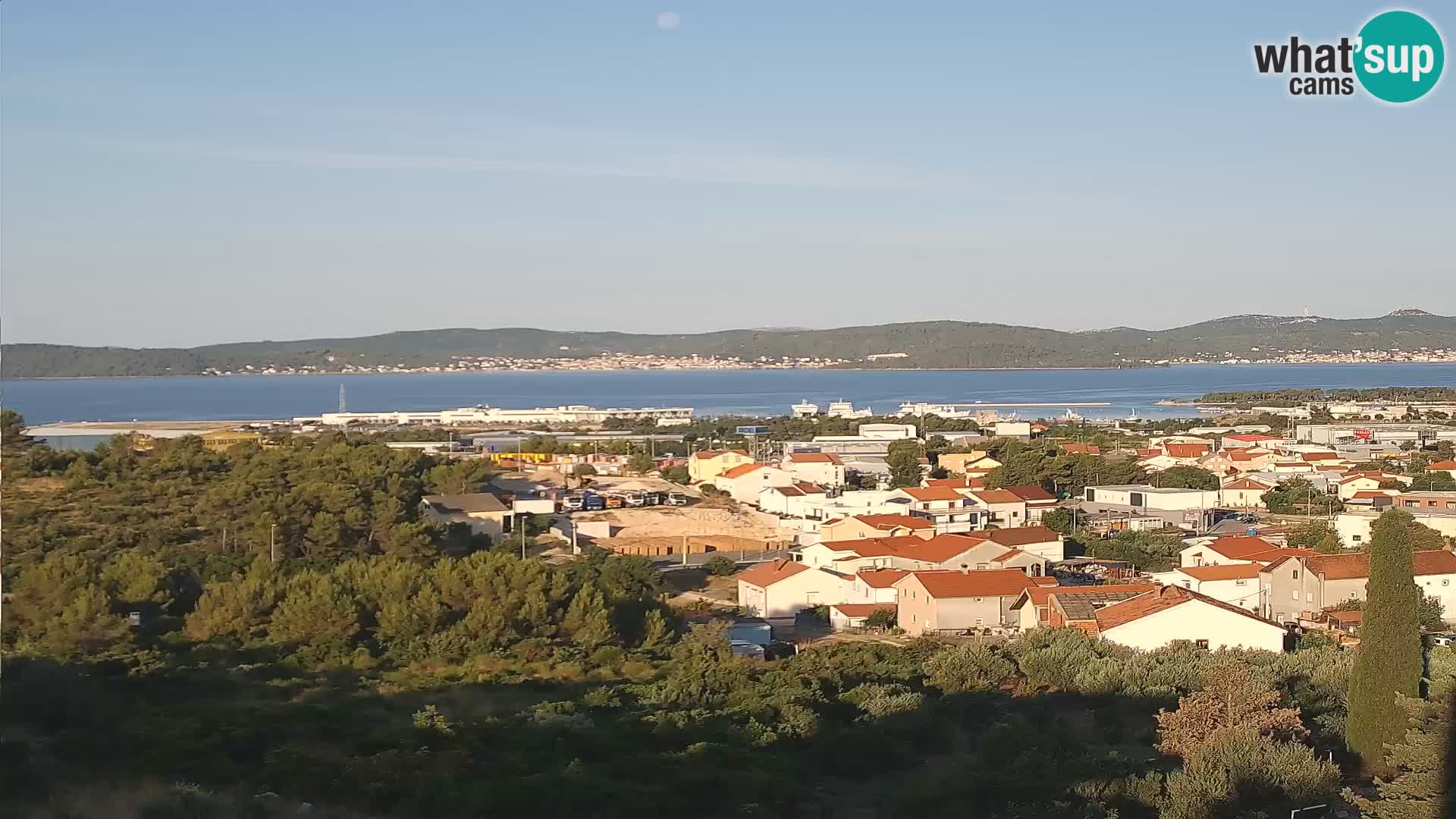 Zadar Port Gazenica Webcam Panorama, Zadar, Kroatien