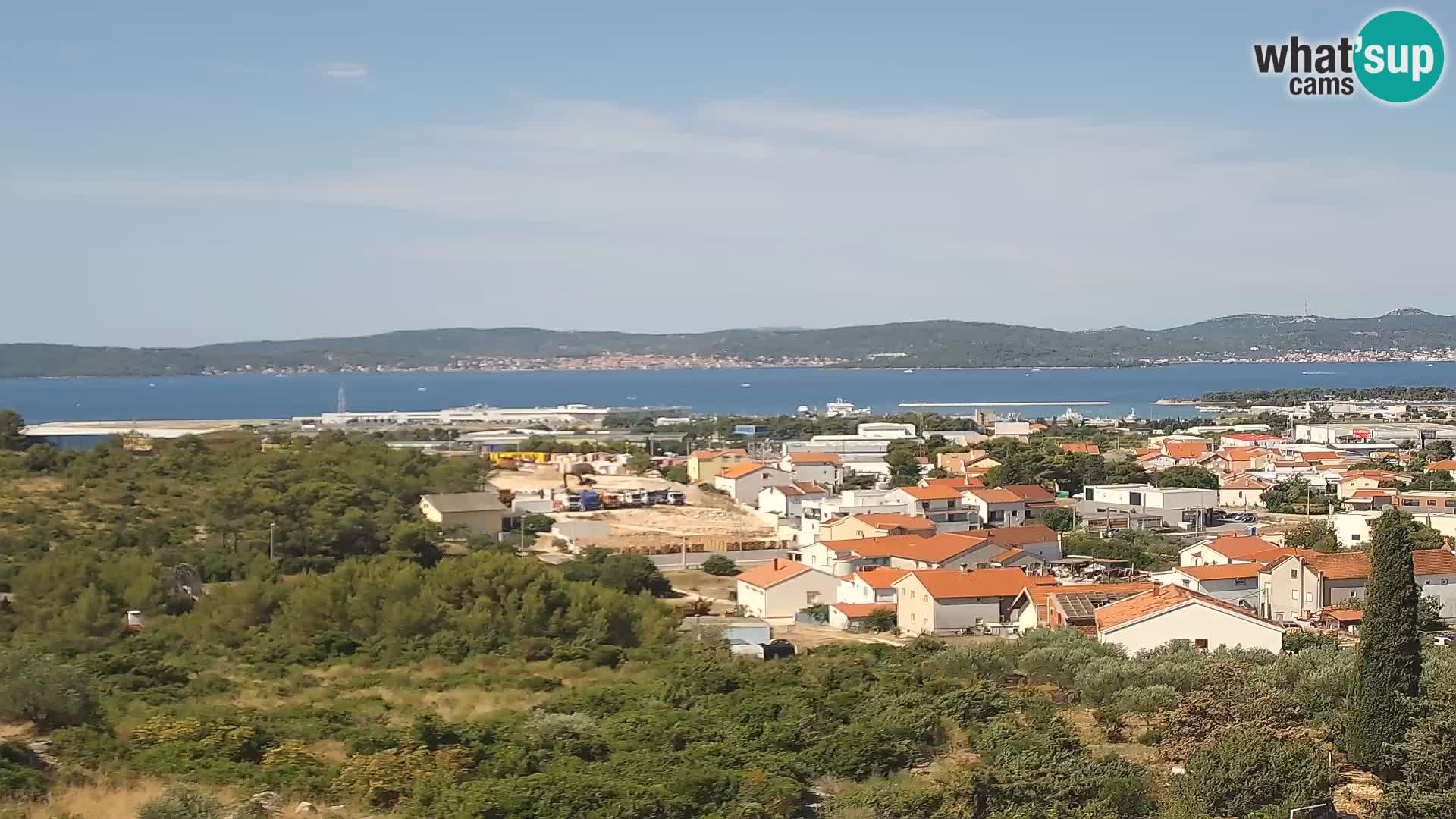 Zadar Port Gazenica Webcam Panorama, Zadar, Kroatien