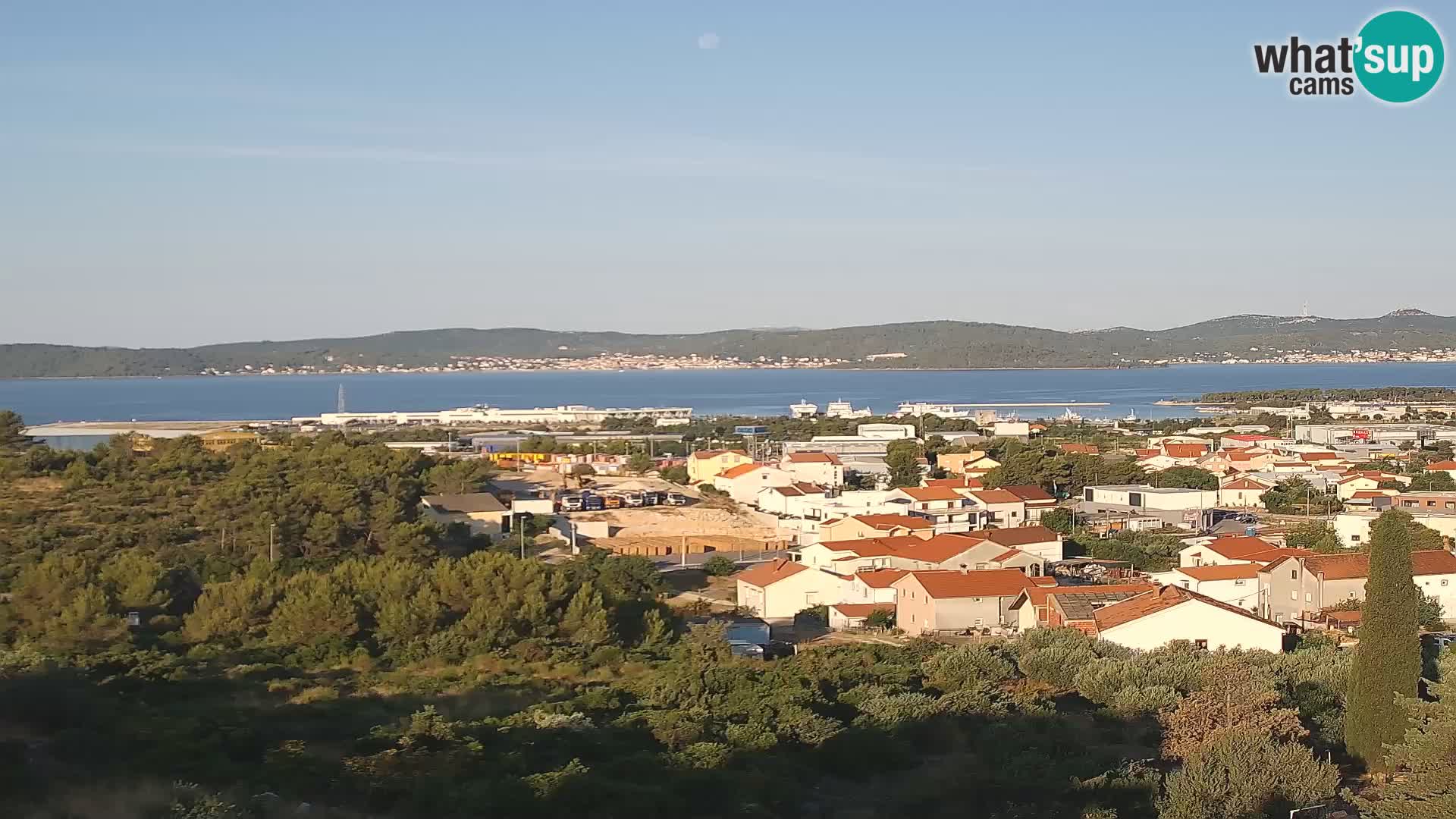 Panoramska web kamera Luke Gaženica u Zadru, Hrvatska