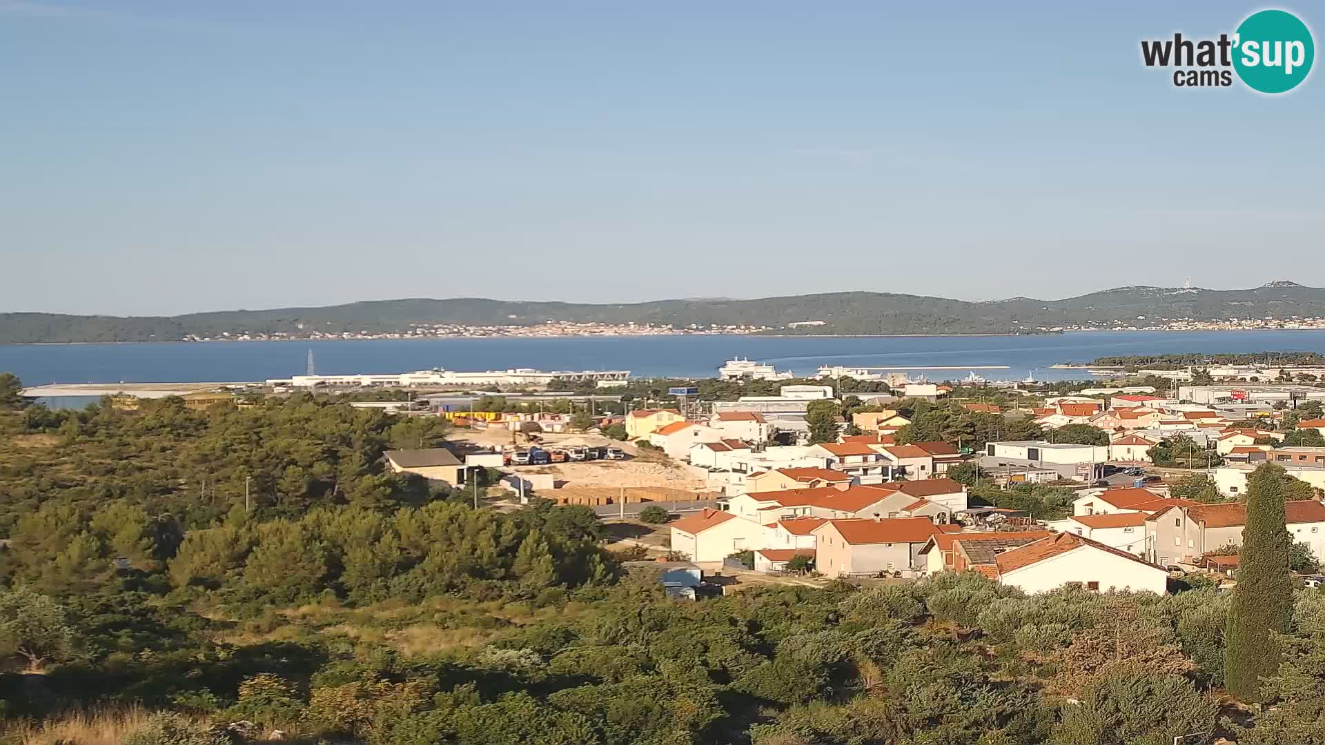 Zadar Port Gazenica Webcam Panorama, Zadar, Croatie
