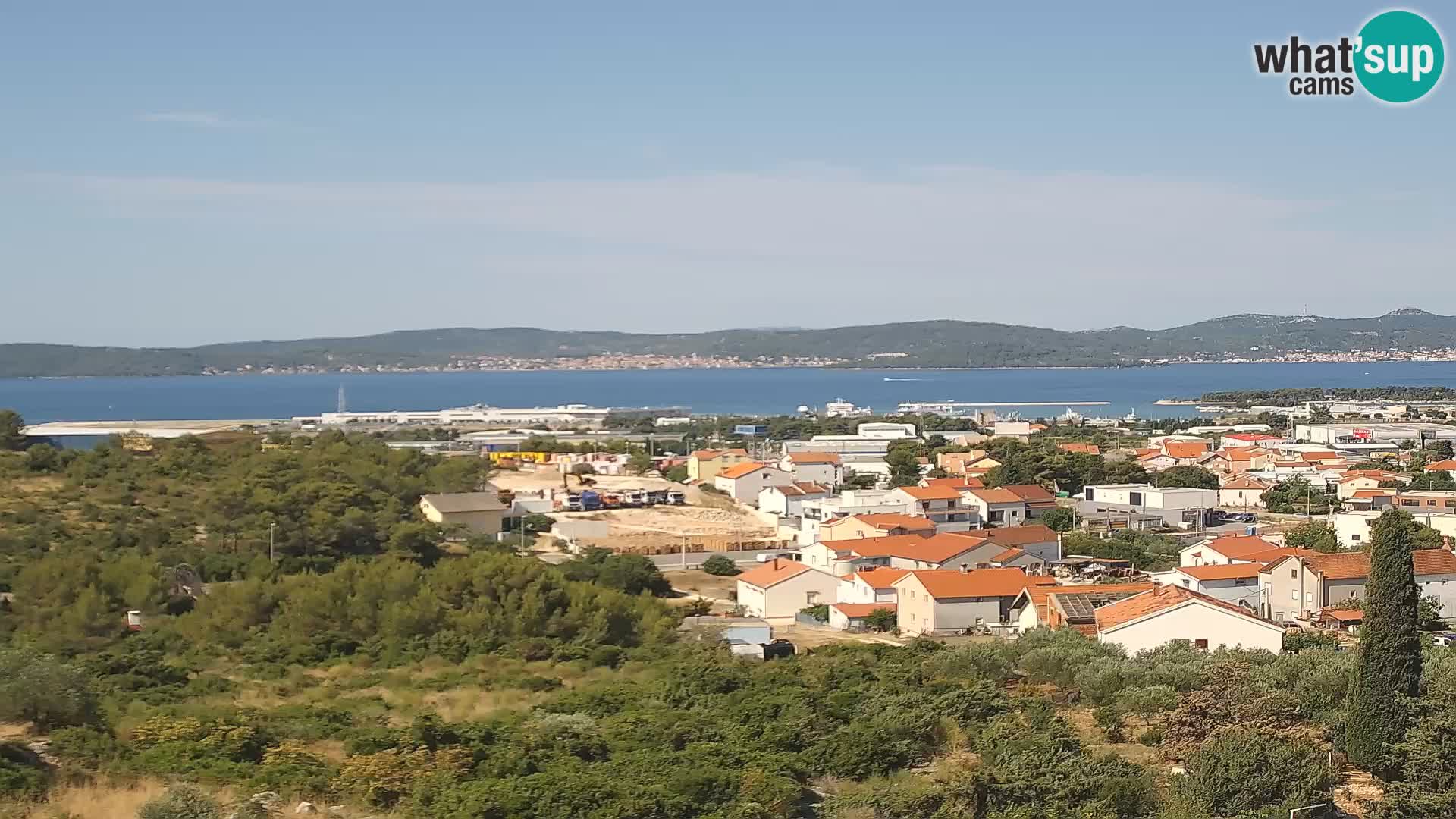 Panorama de la Webcam del Puerto Gazenica de Zadar, Zadar, Croacia