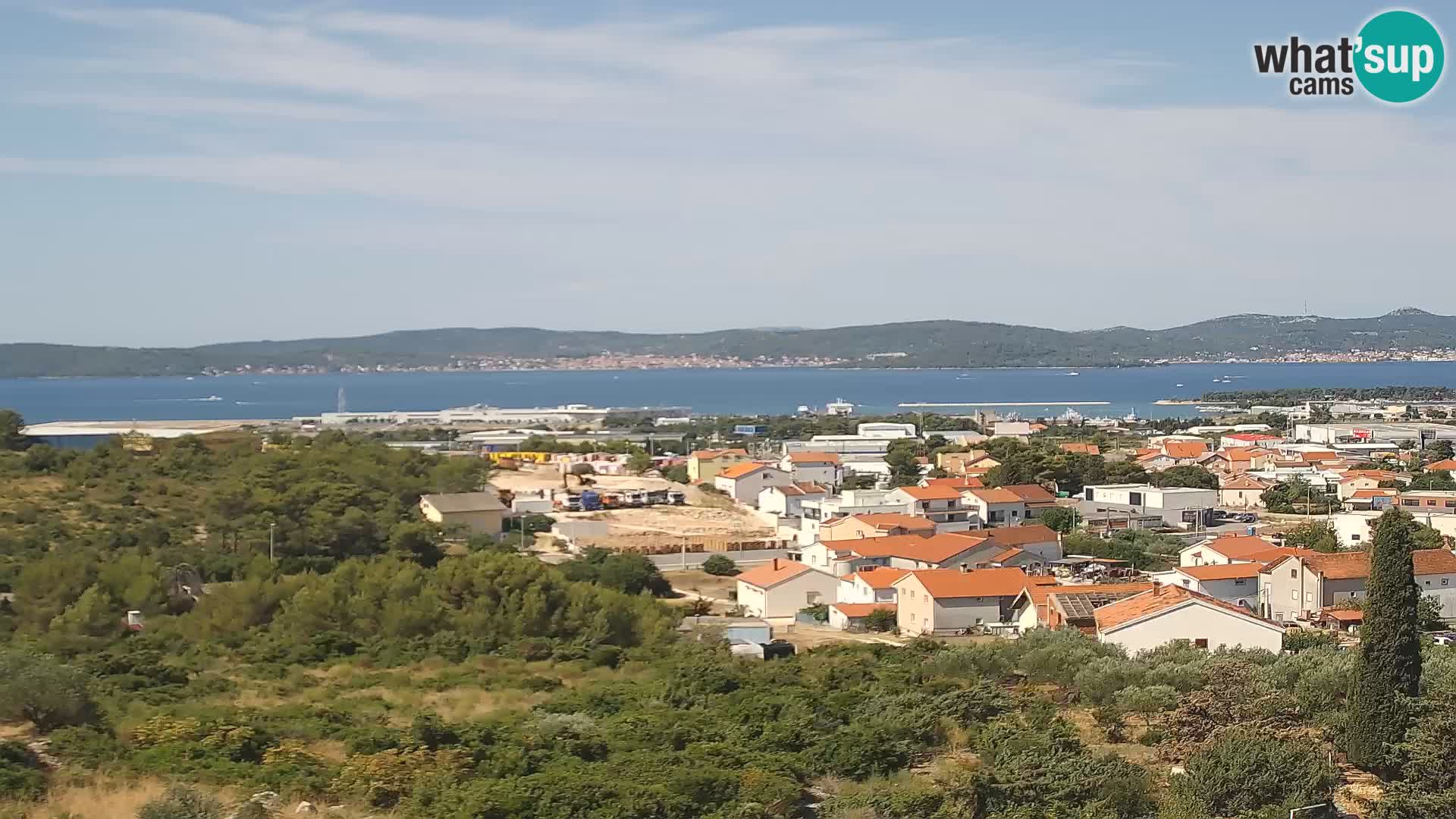 Panorama de la Webcam del Puerto Gazenica de Zadar, Zadar, Croacia