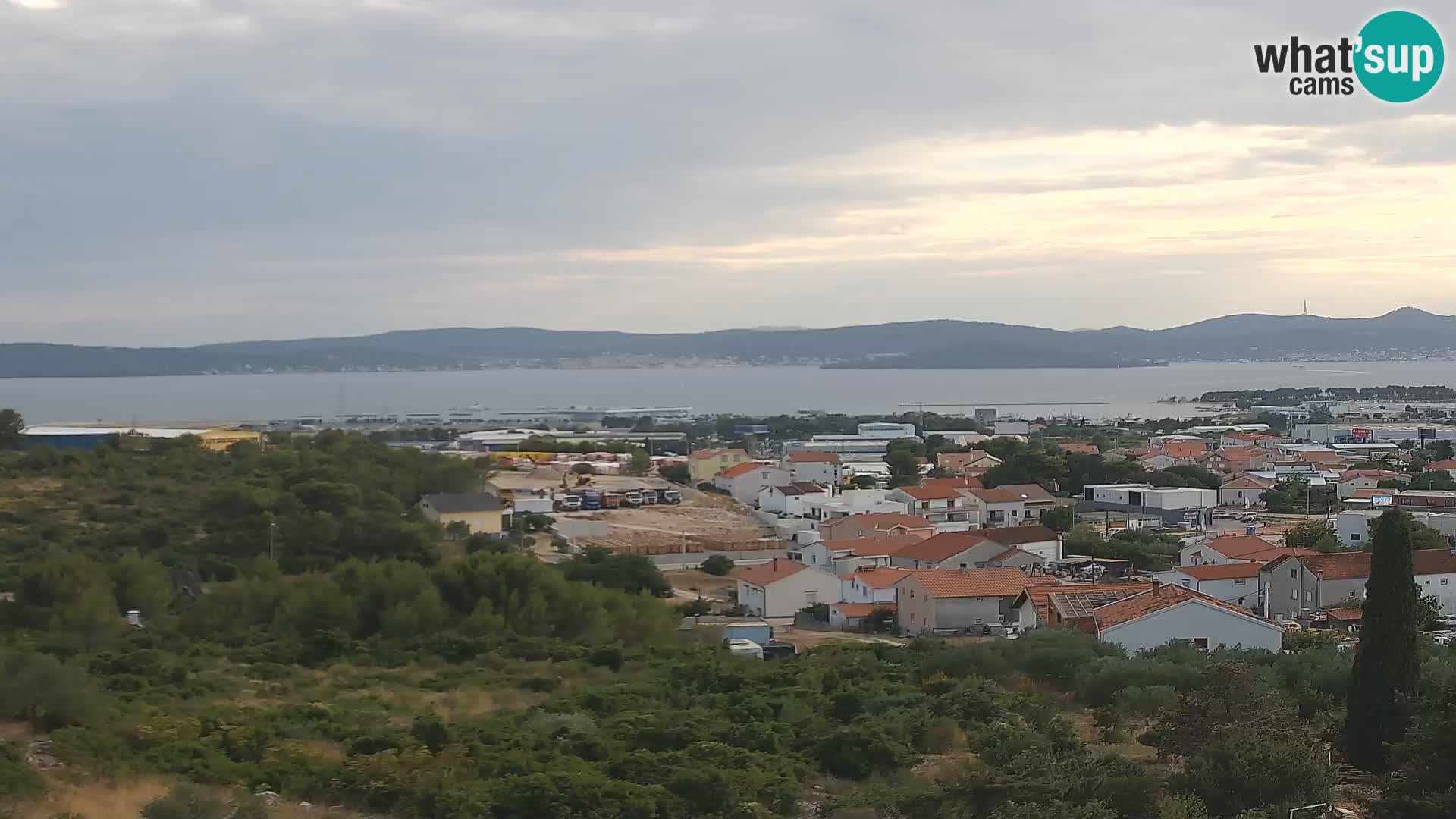 Panorama de la Webcam del Puerto Gazenica de Zadar, Zadar, Croacia