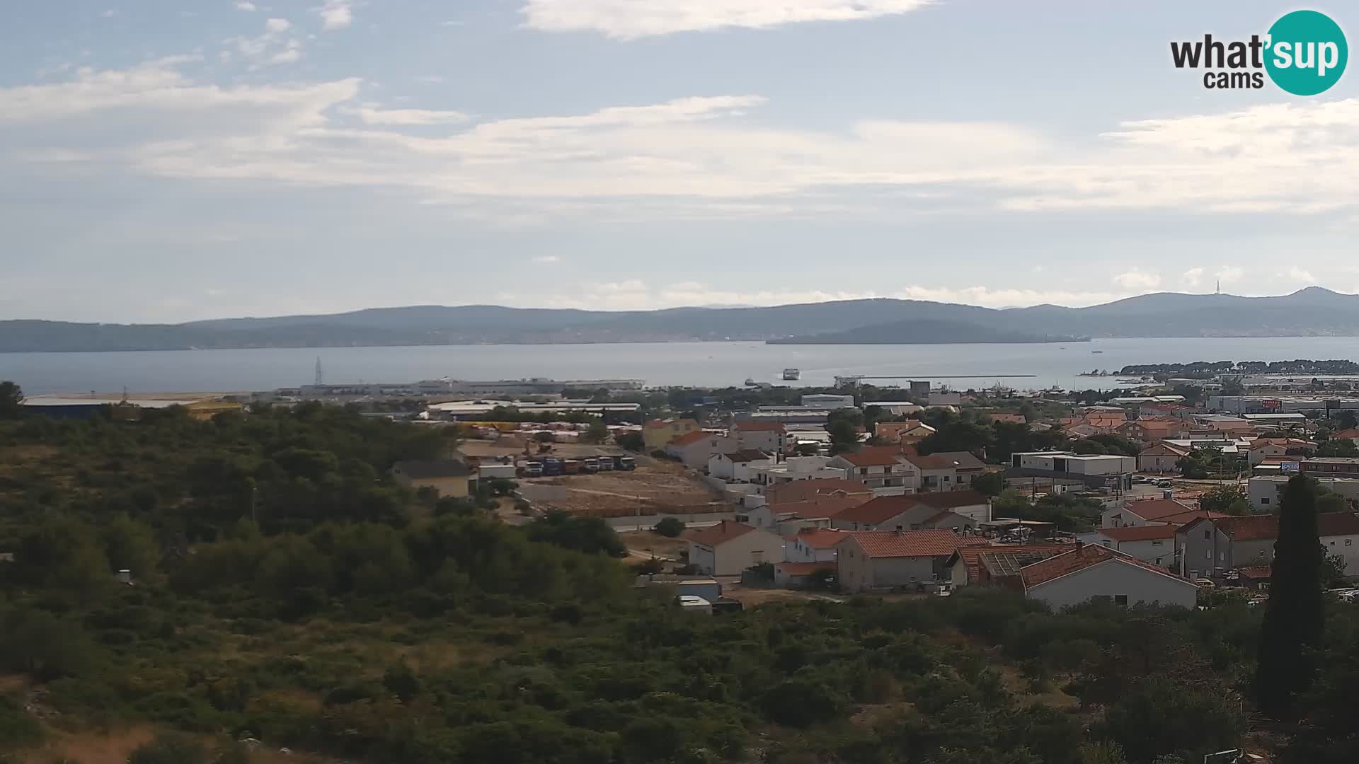 Panorama de la Webcam del Puerto Gazenica de Zadar, Zadar, Croacia