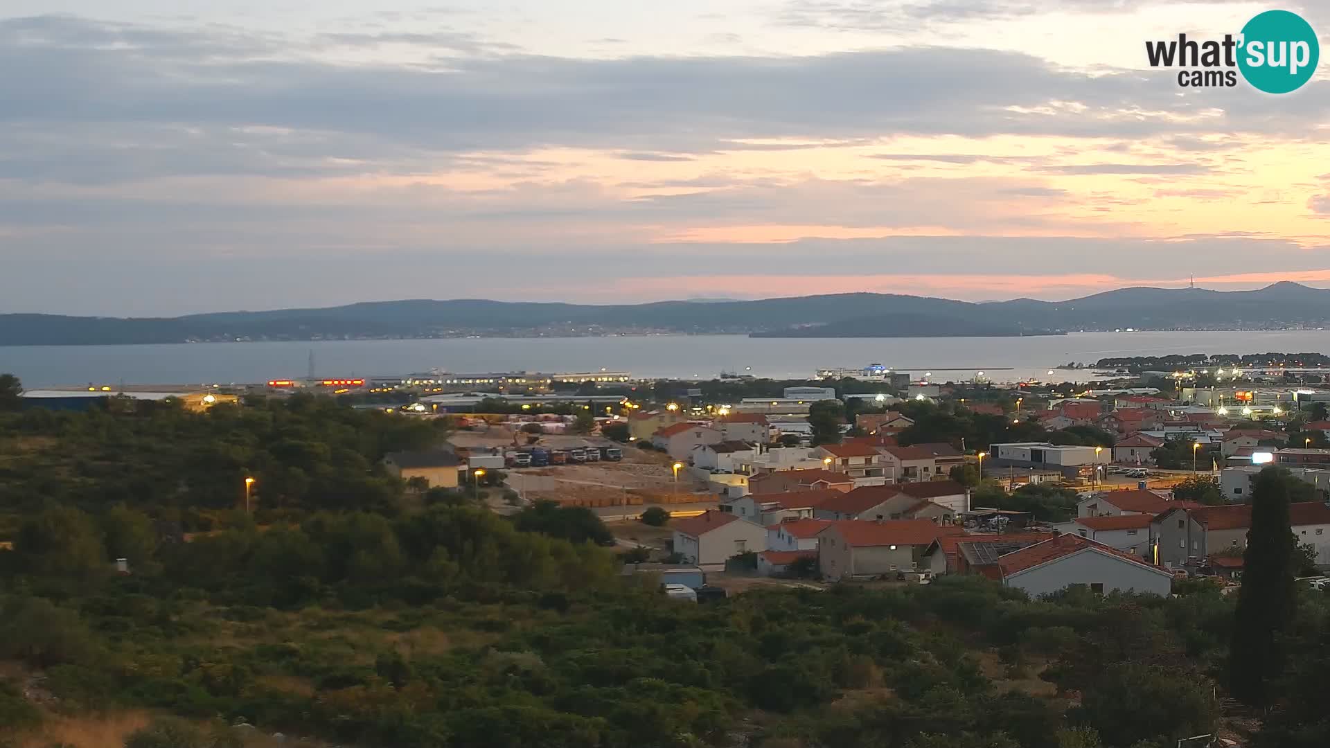 Panoramska web kamera Luke Gaženica u Zadru, Hrvatska