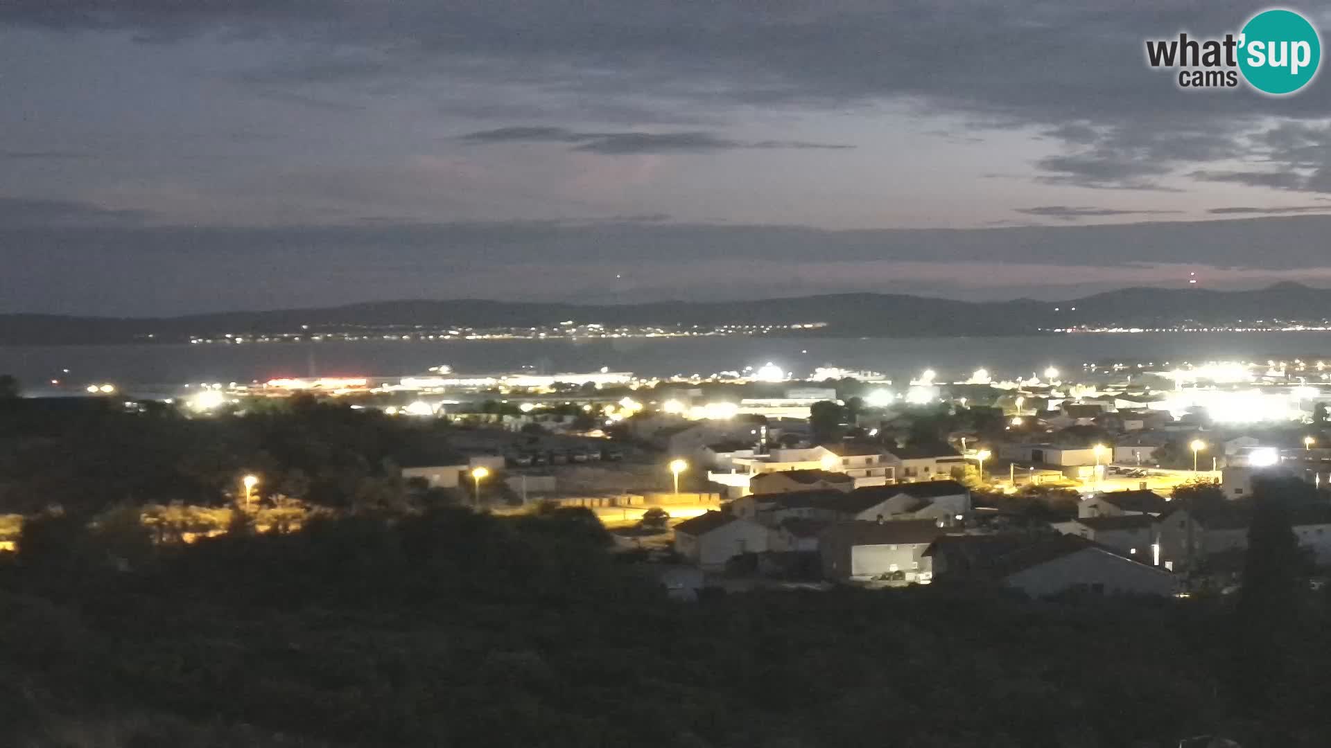 Panorama de la Webcam del Puerto Gazenica de Zadar, Zadar, Croacia