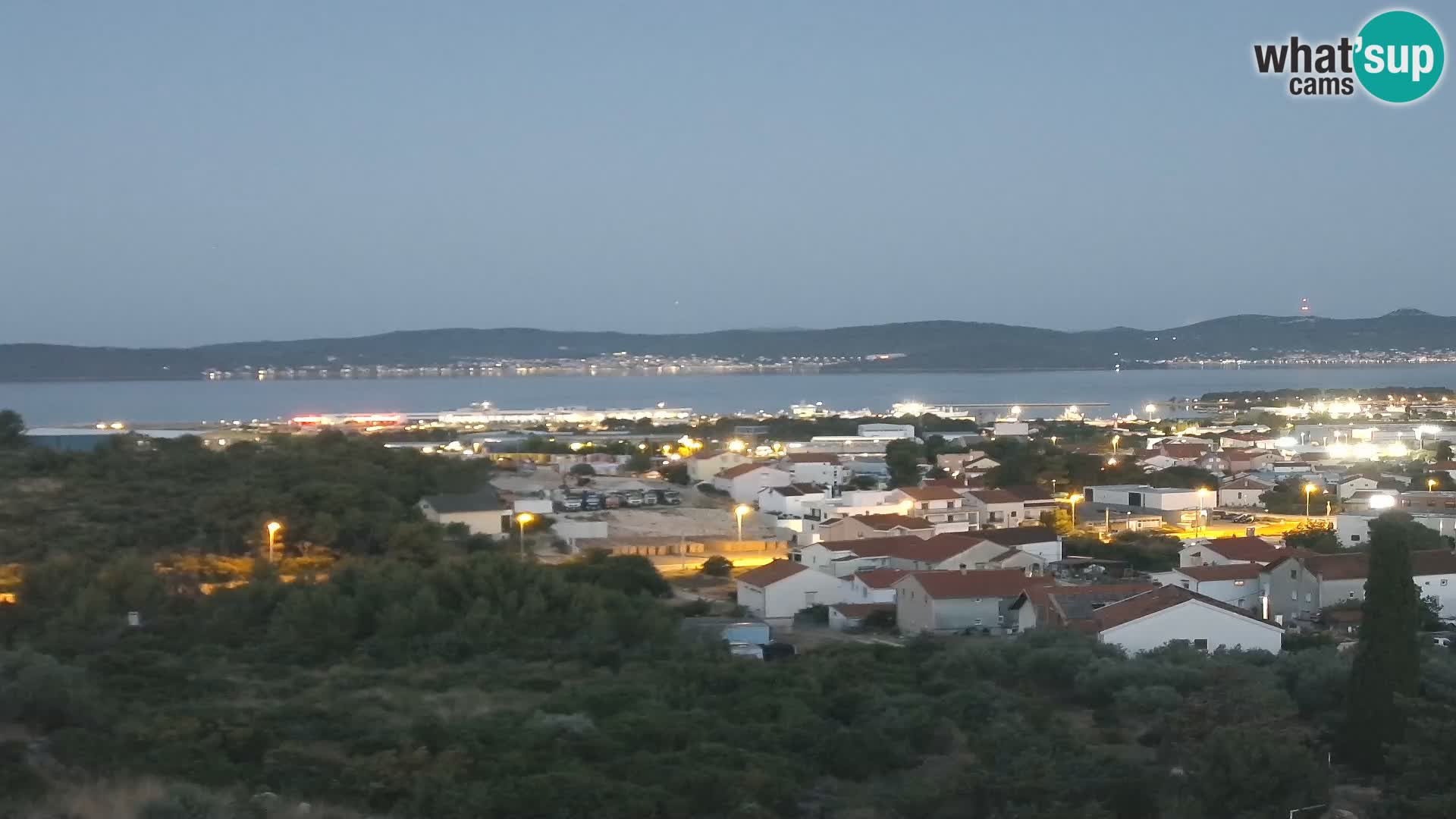 Zadar Port Gazenica Webcam Panorama, Zadar, Kroatien