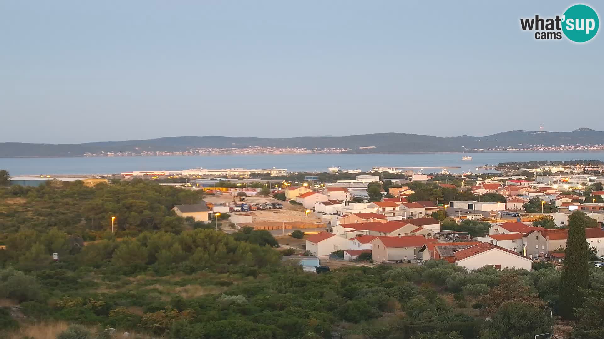 Zadar Port Gazenica Webcam Panorama, Zadar, Kroatien