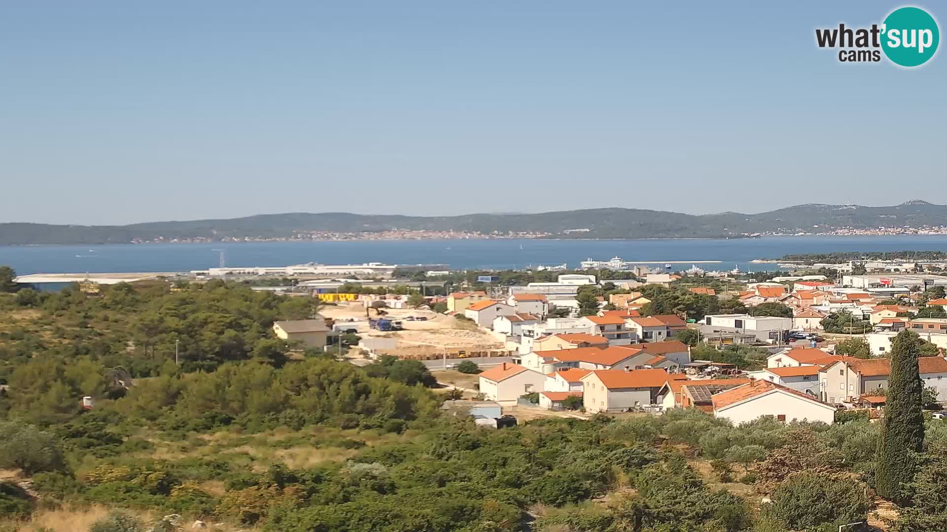 Zadar Port Gazenica Webcam Panorama, Zadar, Croatie