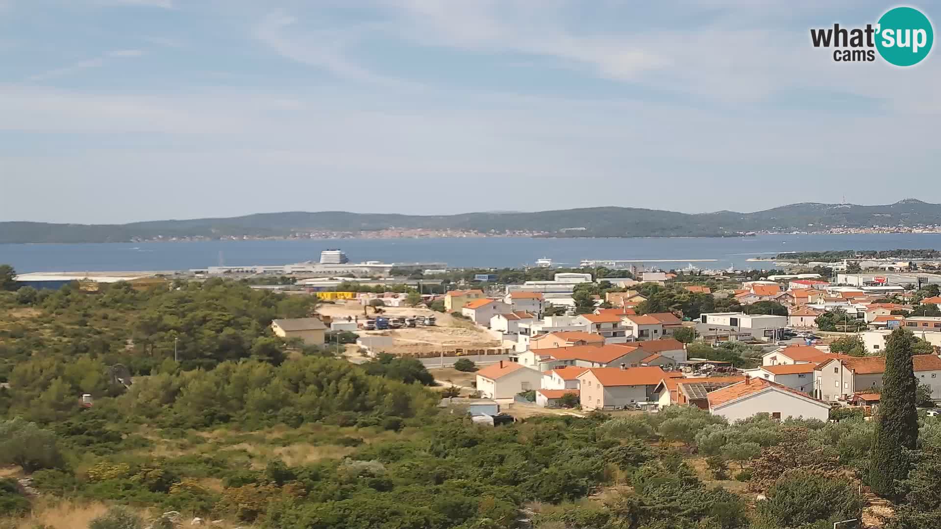 Zadar Pristanišče Gazenica s panoramsko spletno kamero, Zadar, Hrvaška