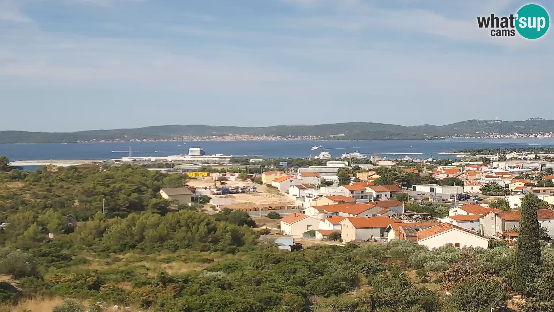 Zadar Port Gazenica Webcam Panorama, Zadar, Kroatien