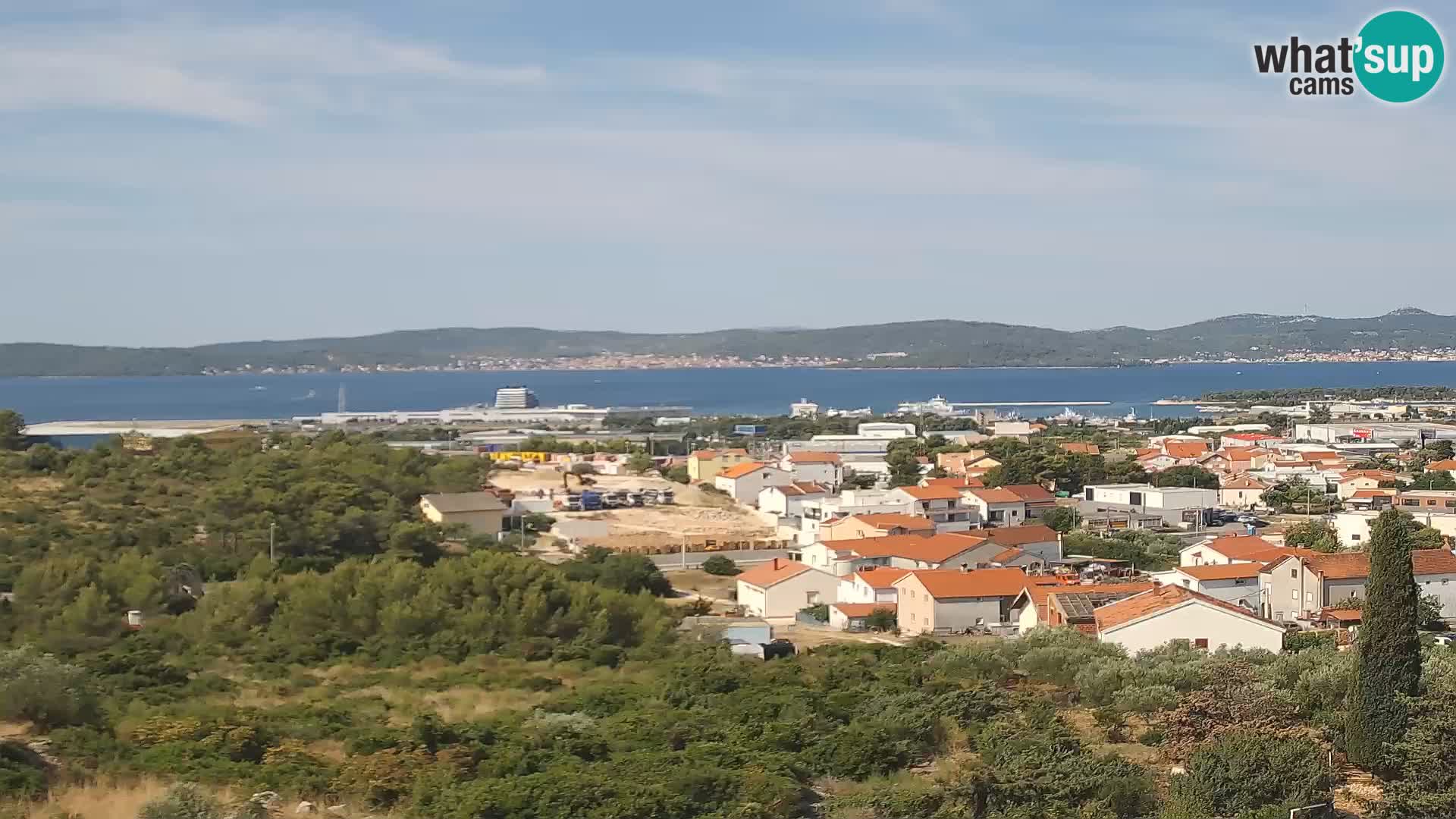 Zadar Port Gazenica Webcam Panorama, Zadar, Kroatien