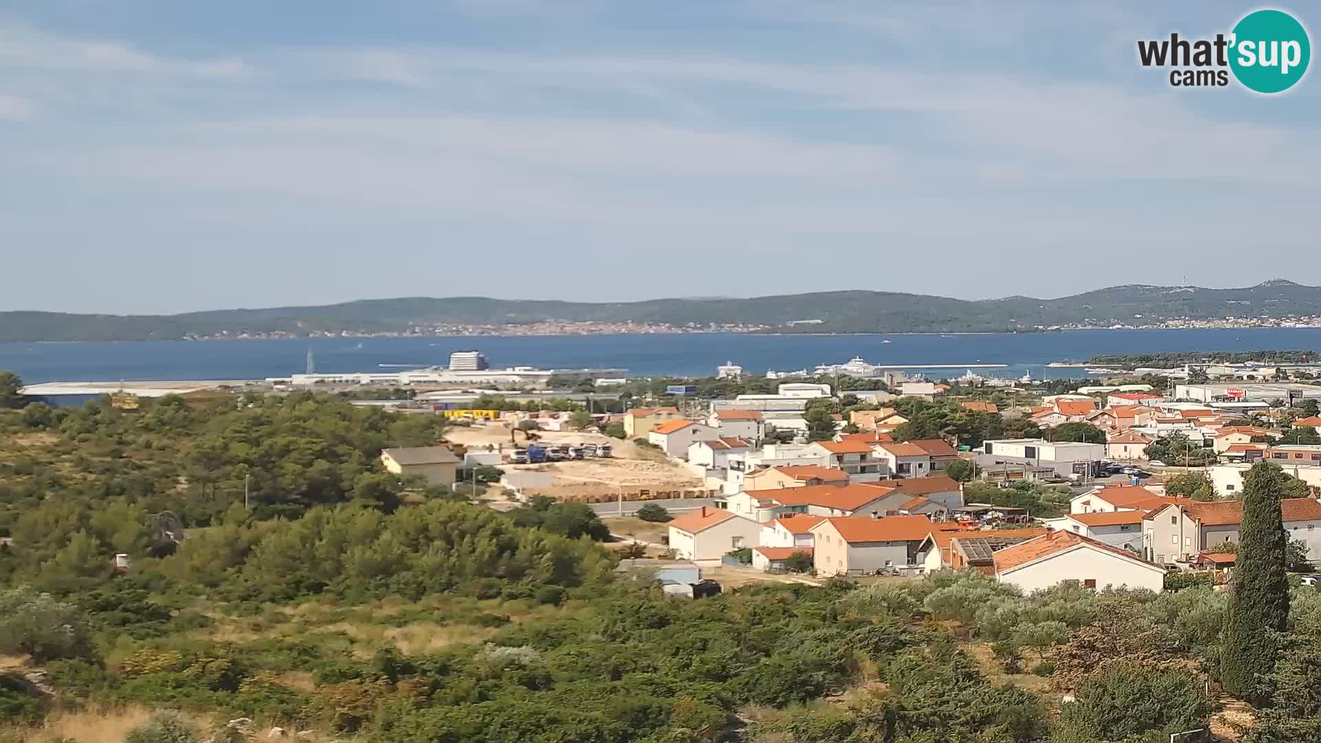 Zadar Port Gazenica Webcam Panorama, Zadar, Kroatien
