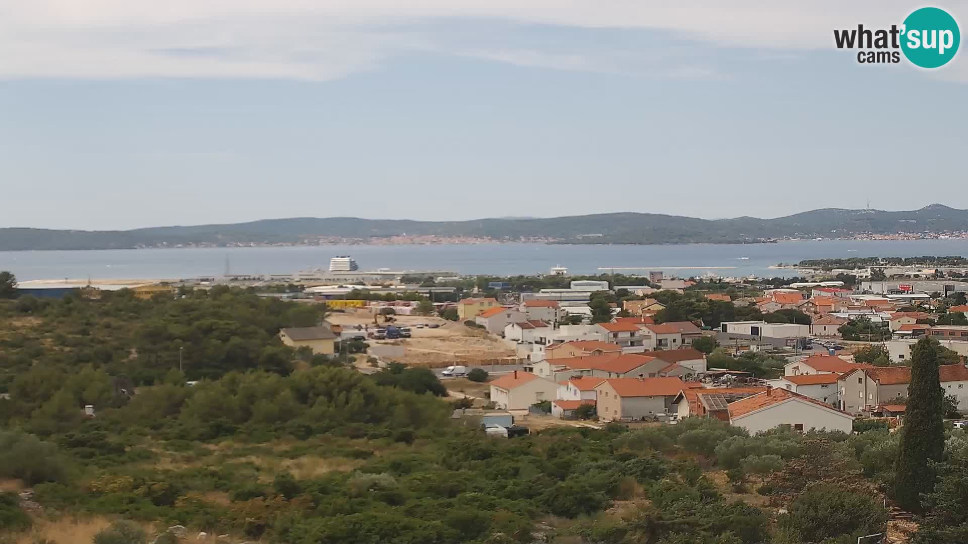 Panoramska web kamera Luke Gaženica u Zadru, Hrvatska