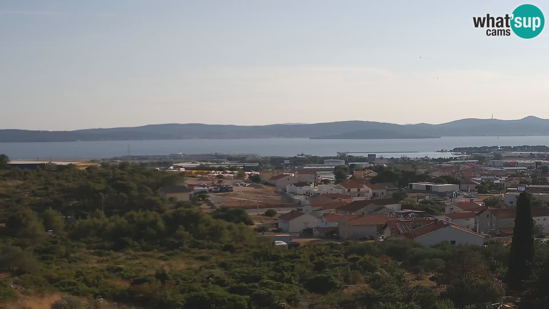 Panoramska web kamera Luke Gaženica u Zadru, Hrvatska